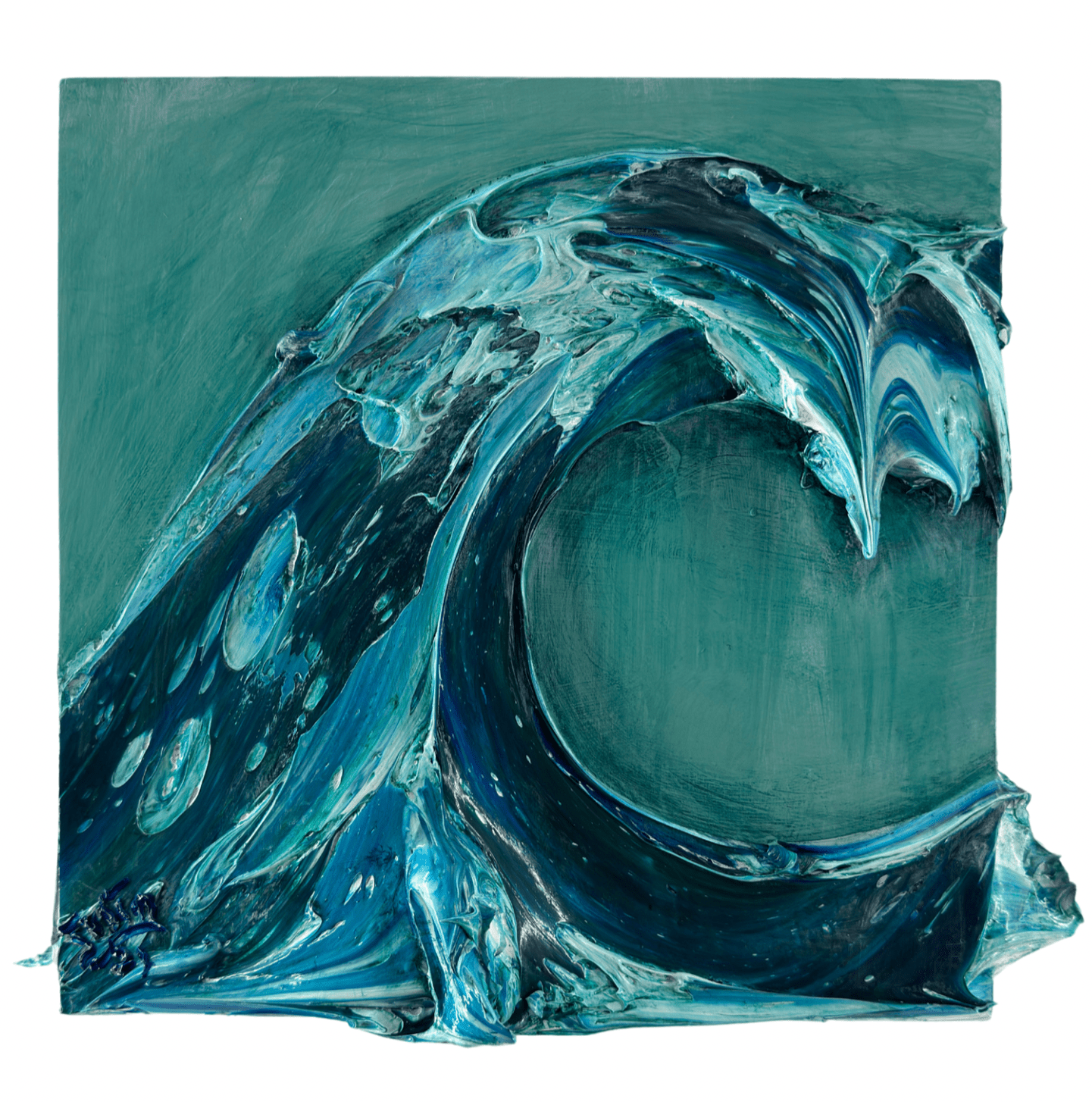 108 Small, 12x12 wave – Justin Gaffrey