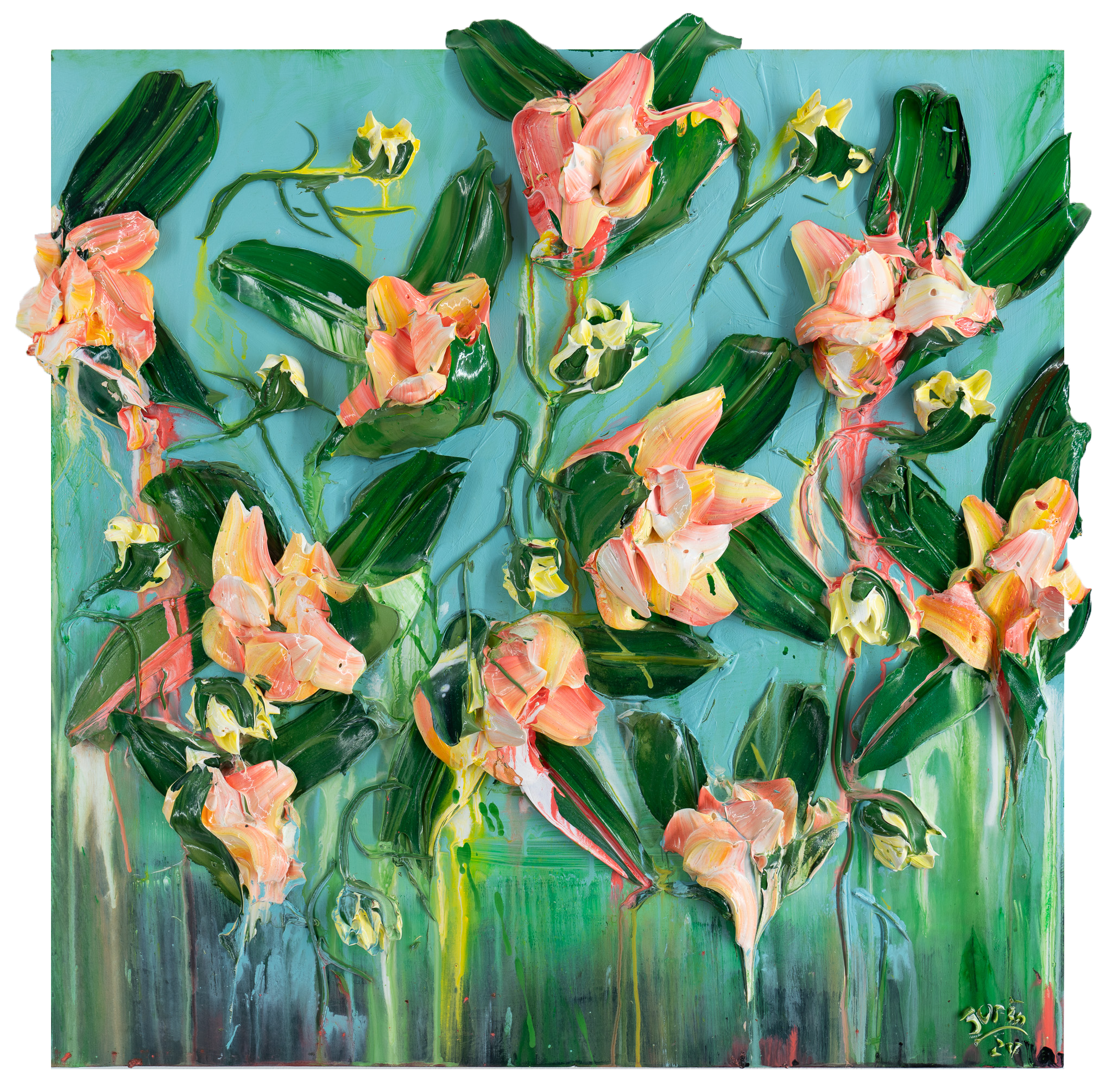 Floral Pattern 01, 36x36