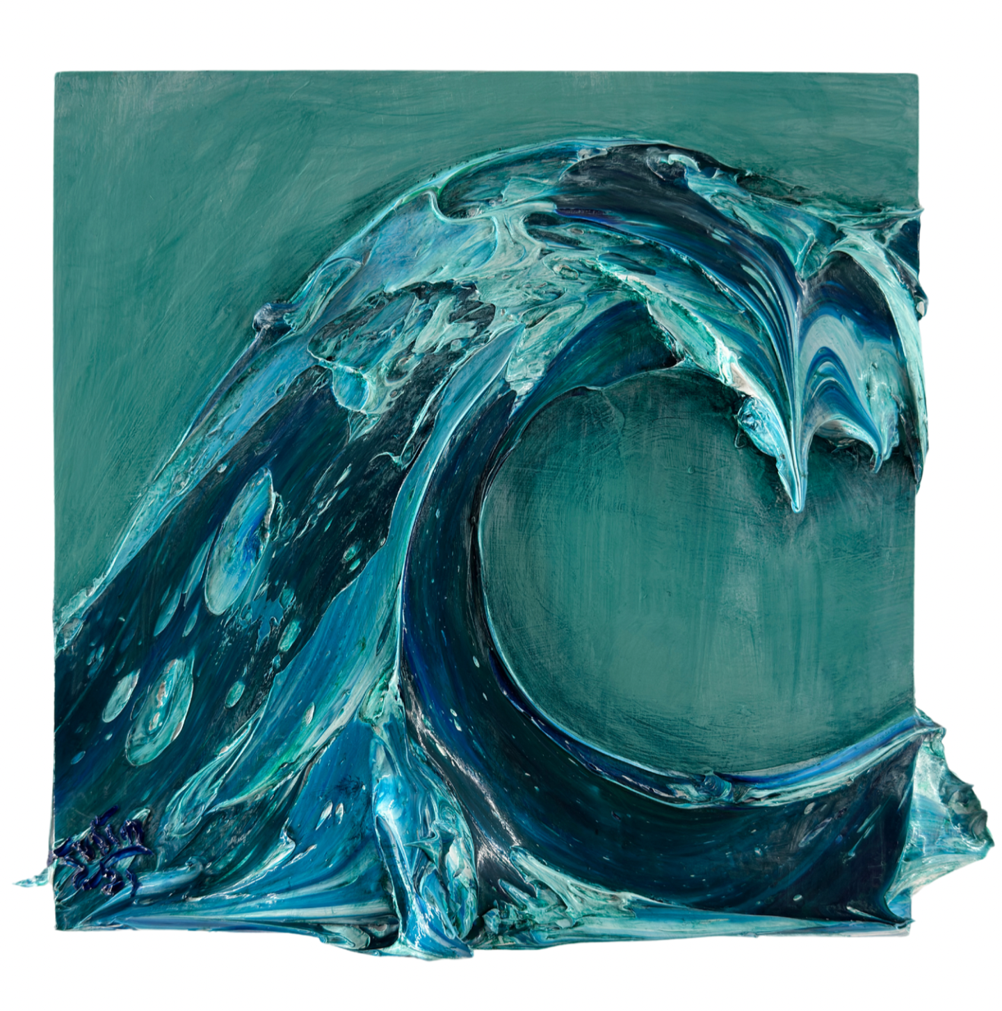 108 Small, 12x12 wave – Justin Gaffrey