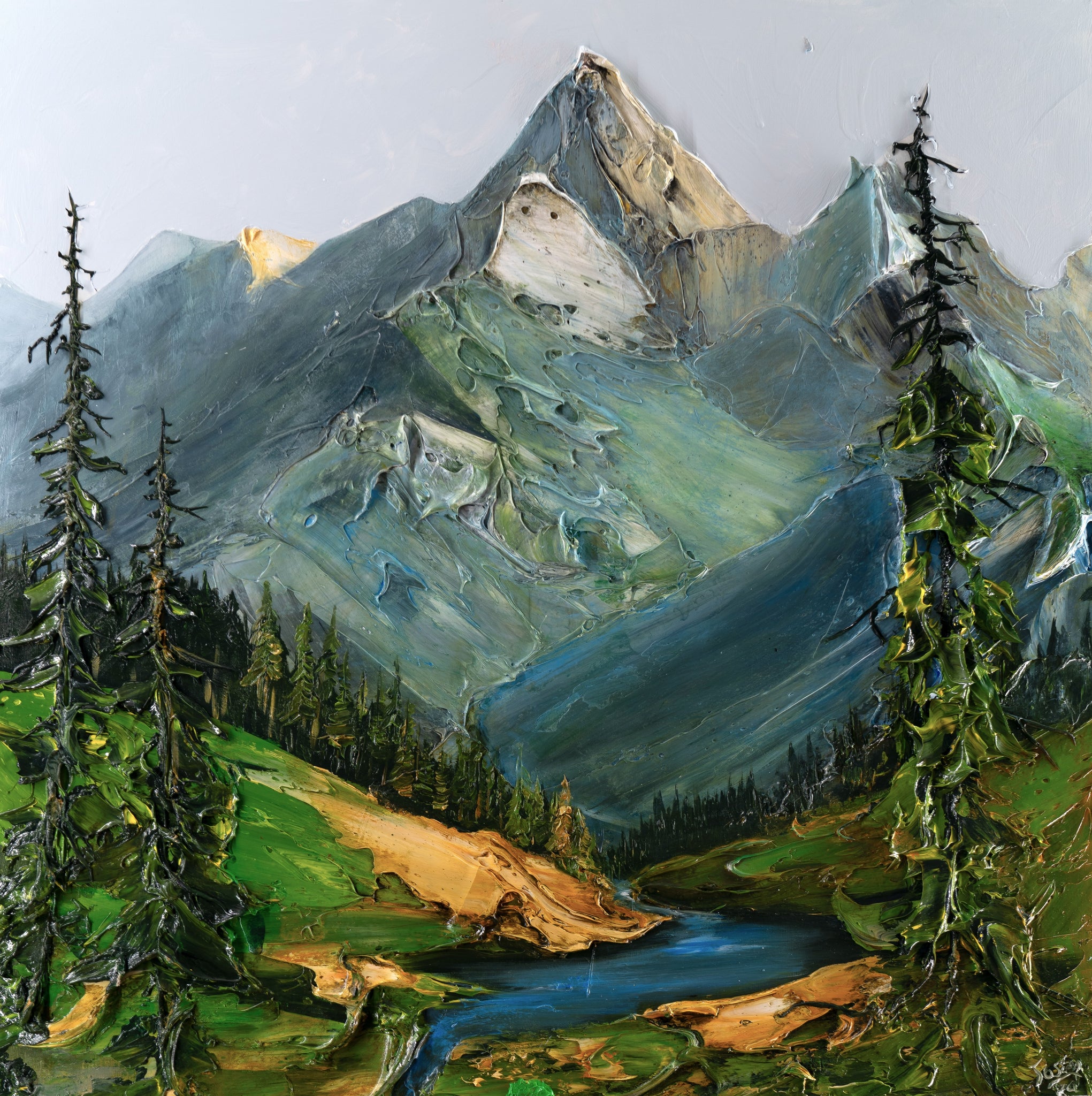 Mountain Vista 01, 36x36