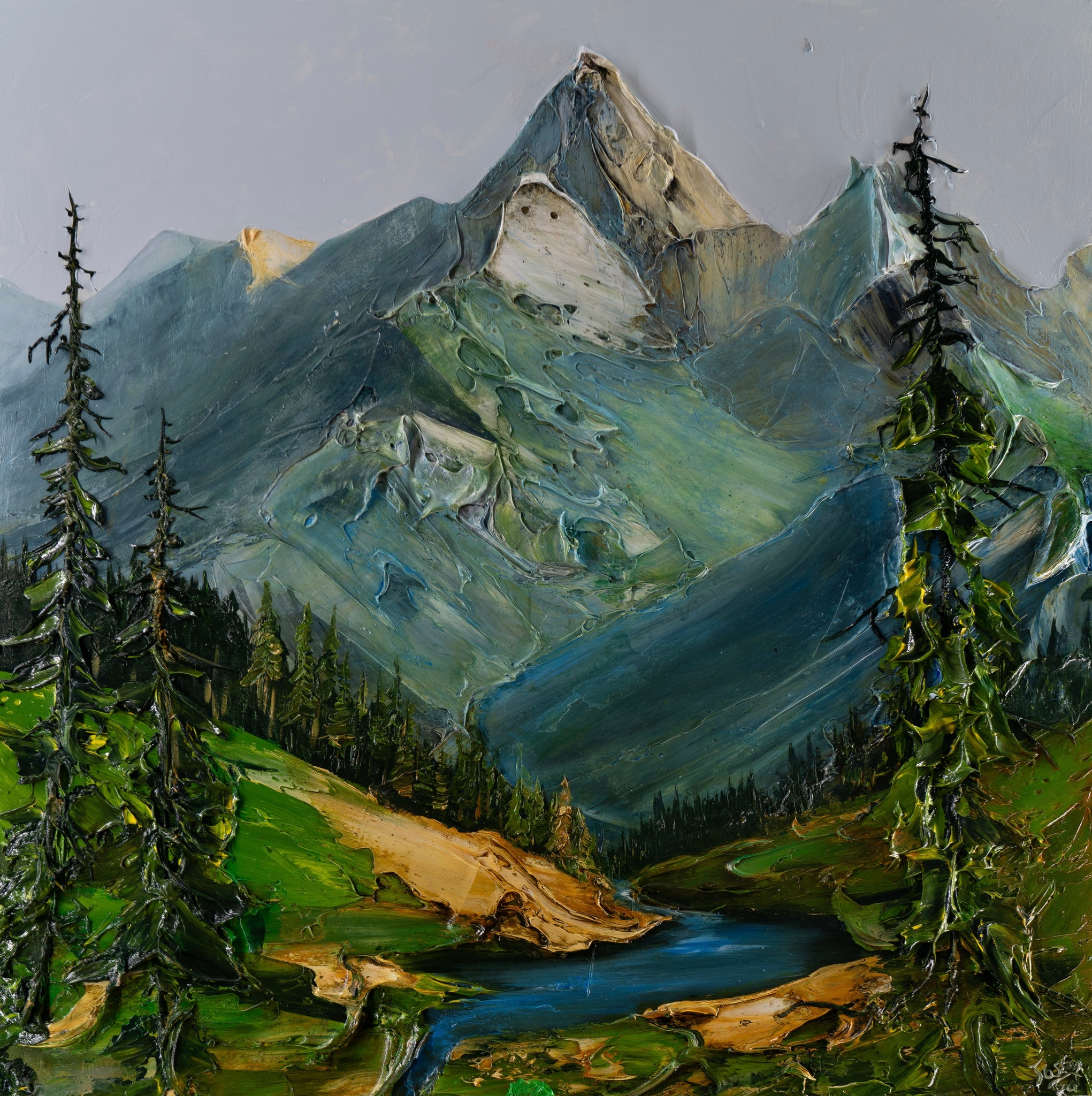 Mountain Vista 01, 36x36