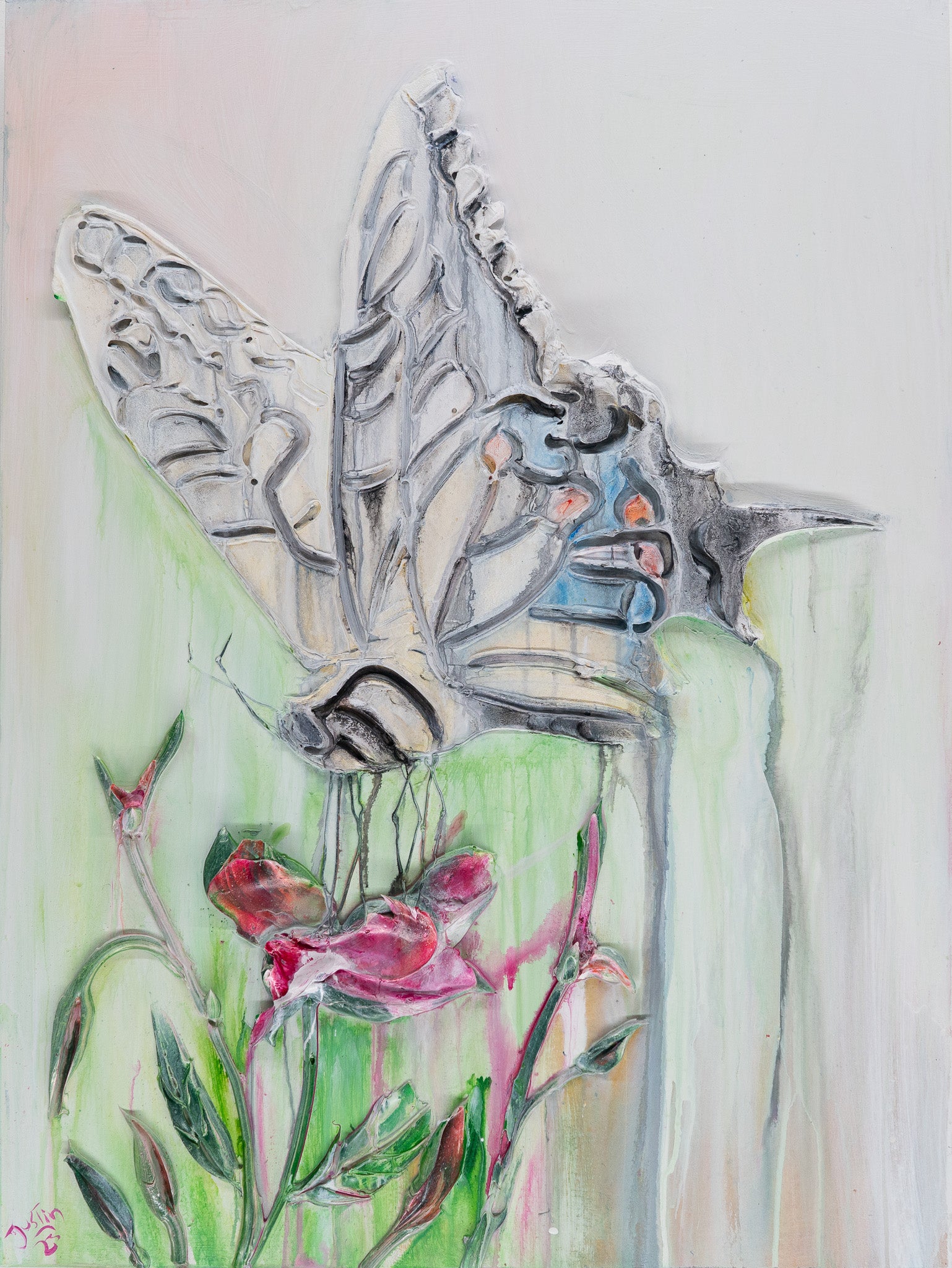 Snacking Butterfly, 30x40