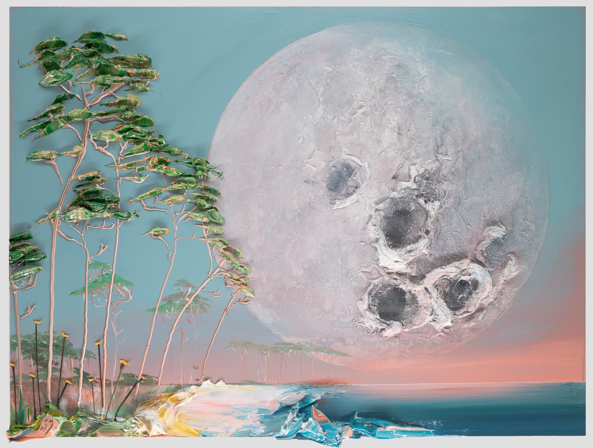 Gulf Moonscape, 40x30