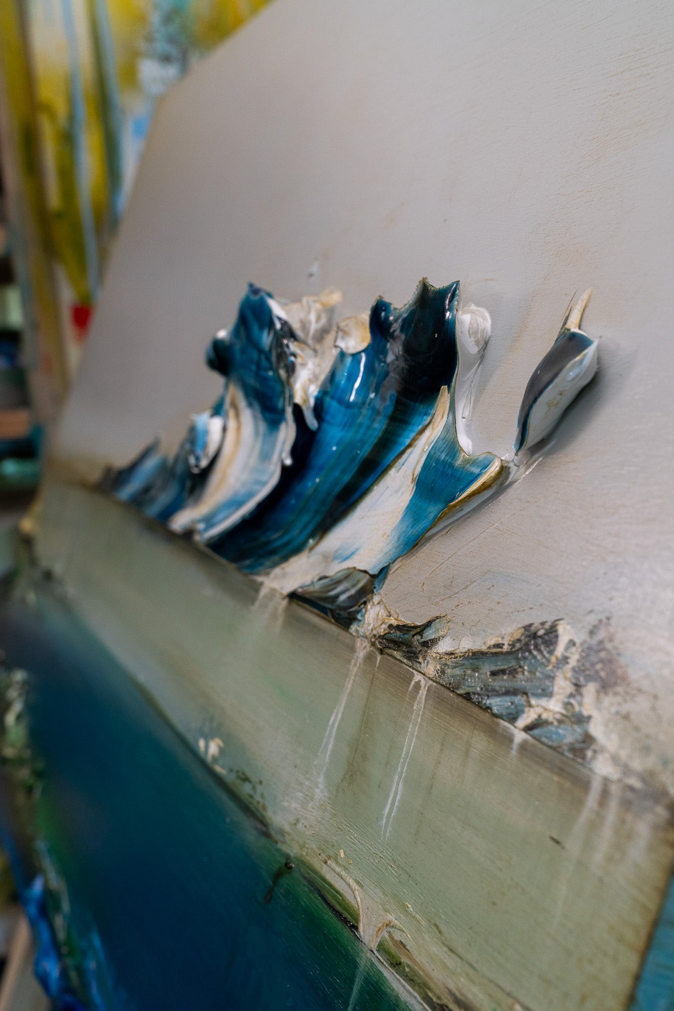 LOT 16 | 1125 AUCTION | ABSTRACT SEASCAPE 40x30 – Justin Gaffrey