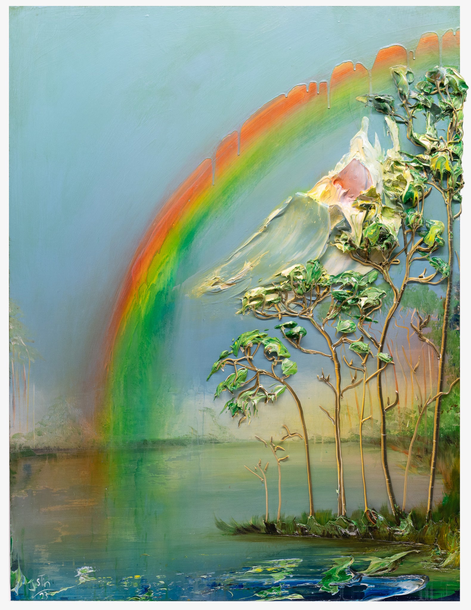Rainbow, 48x60