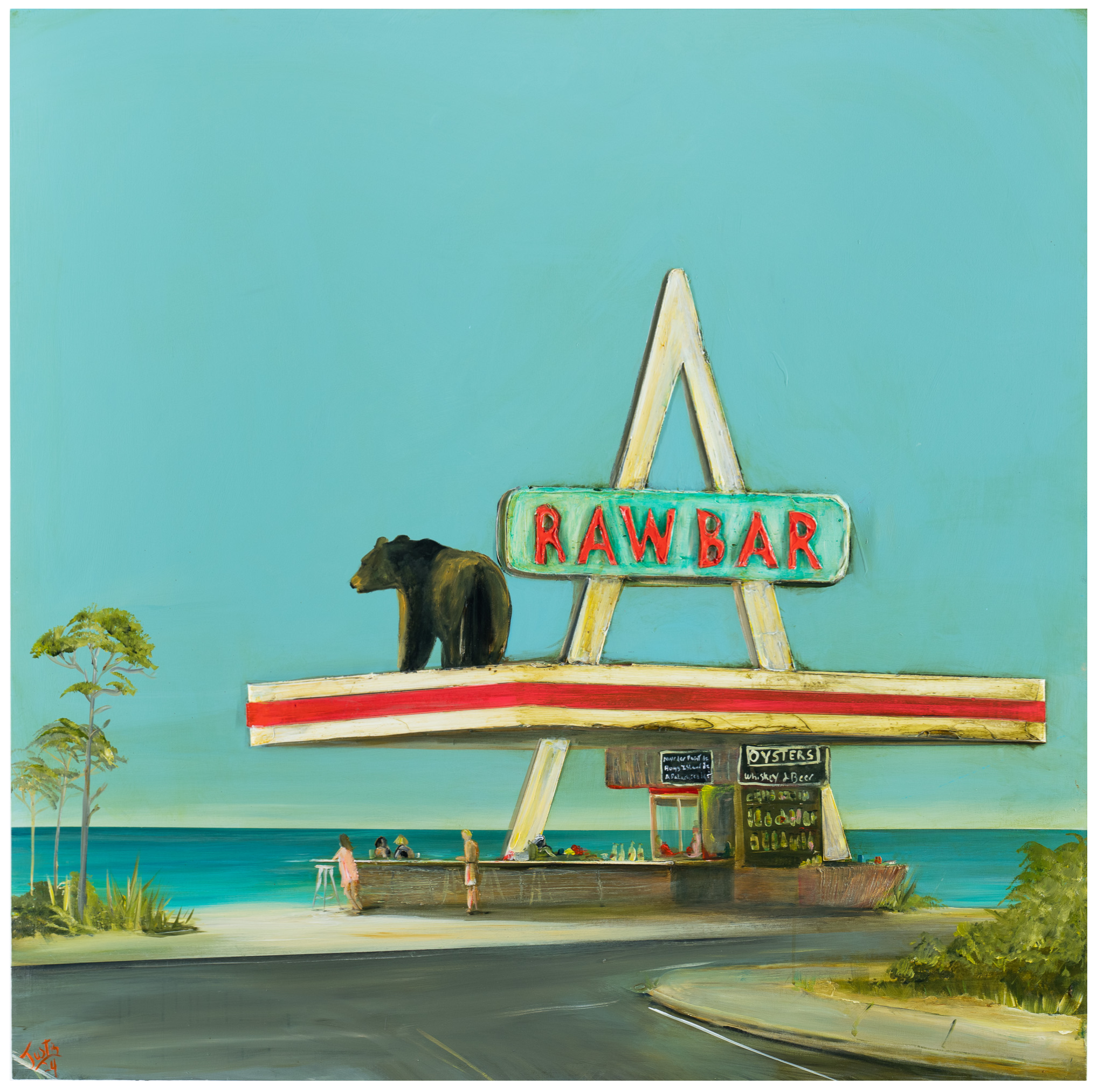 Raw Bar Bear, 48x48