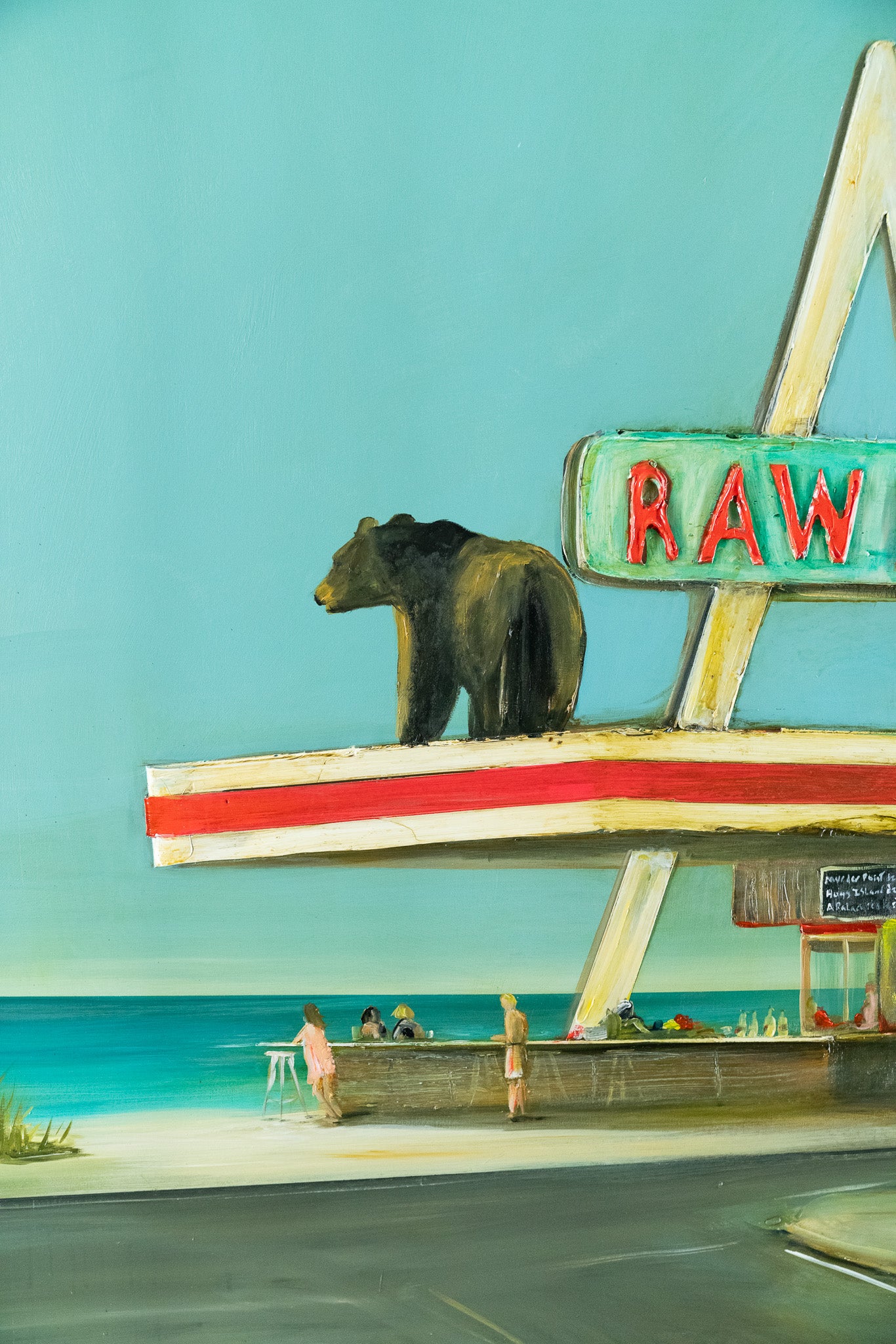 Raw Bar Bear, 48x48