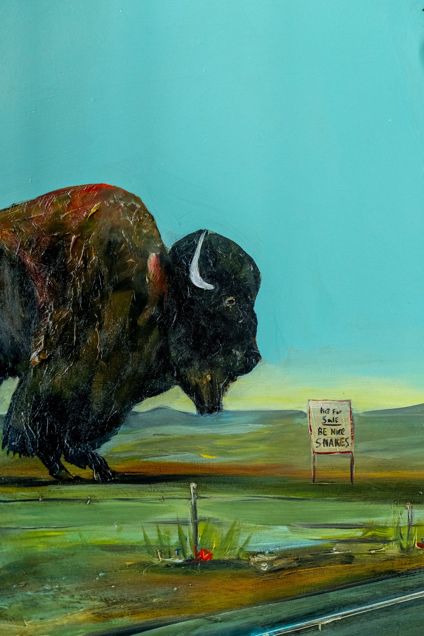 Bison Life, 48x48