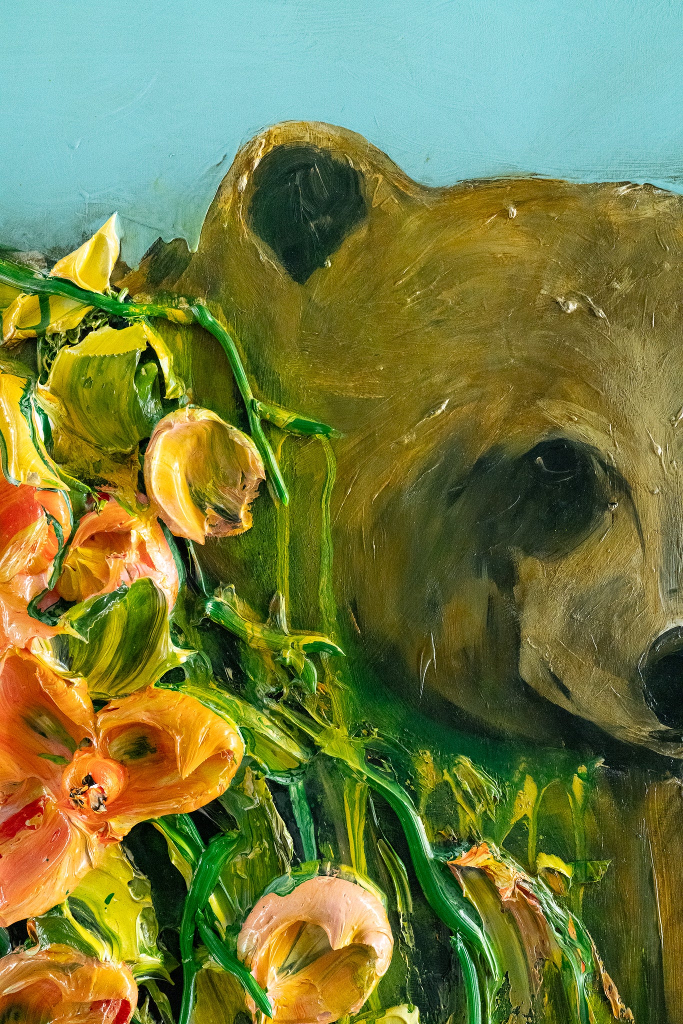 Ikebana Bear 13, 48x48