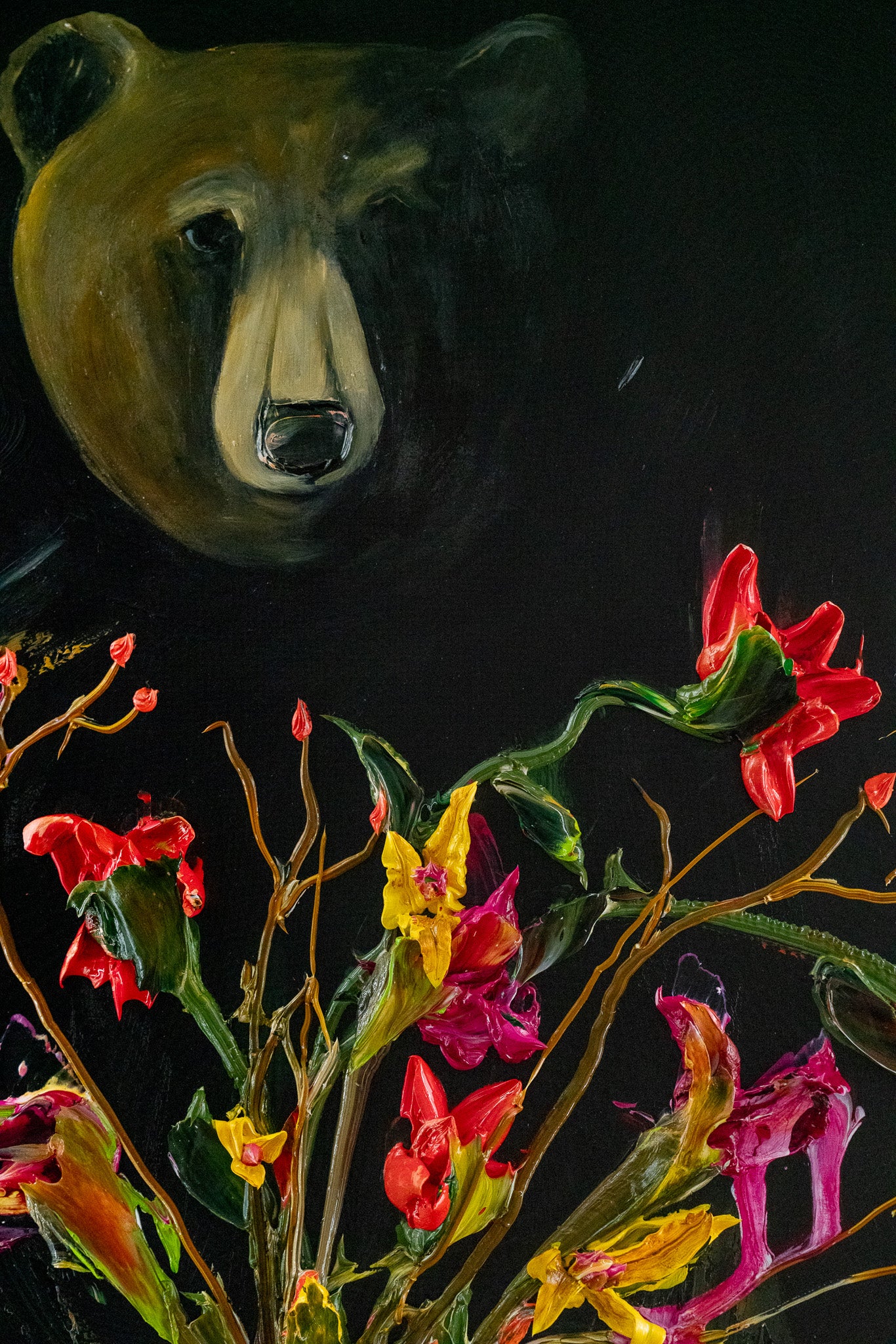 Ikebana Bear 14, 36x48