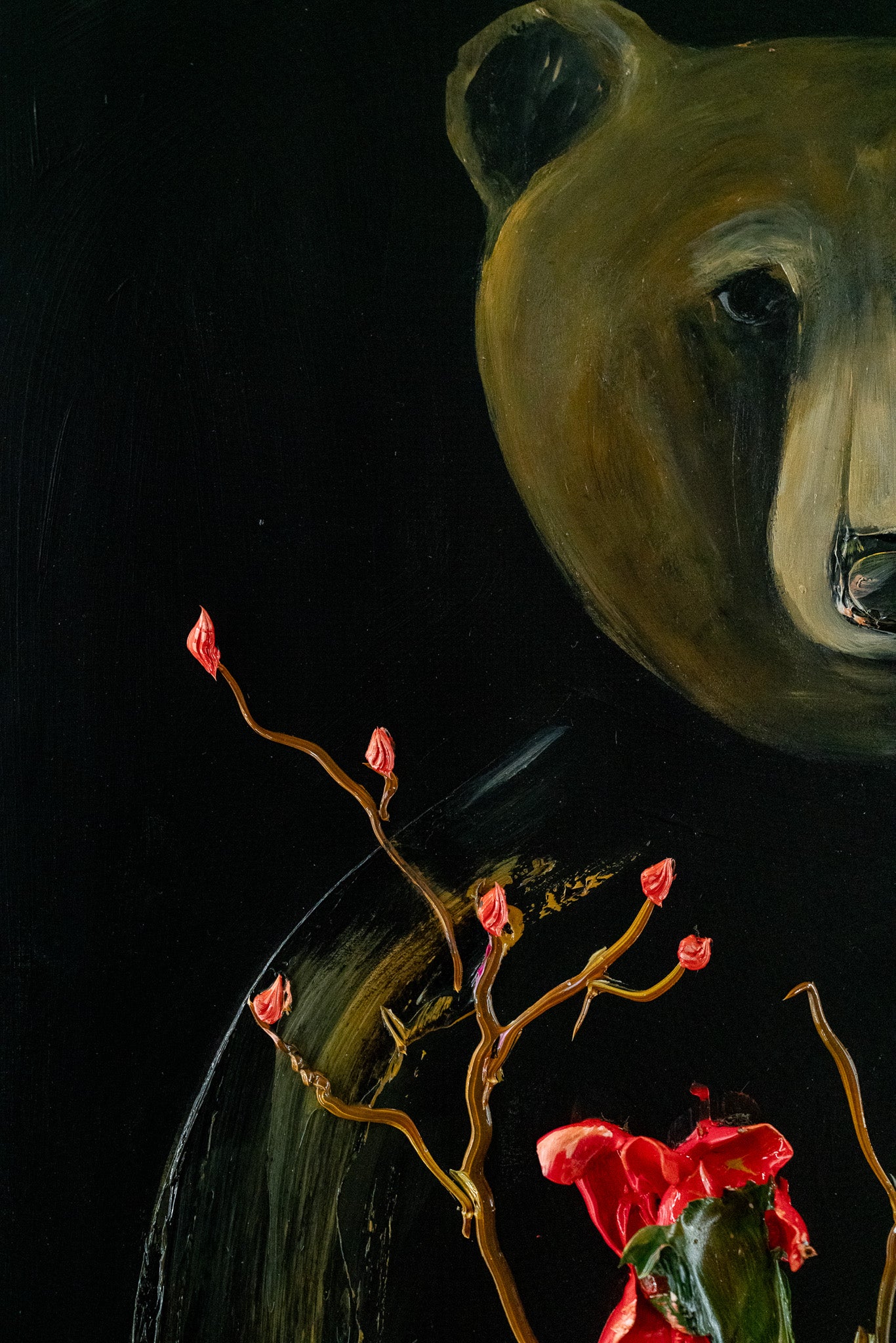 Ikebana Bear 14, 36x48