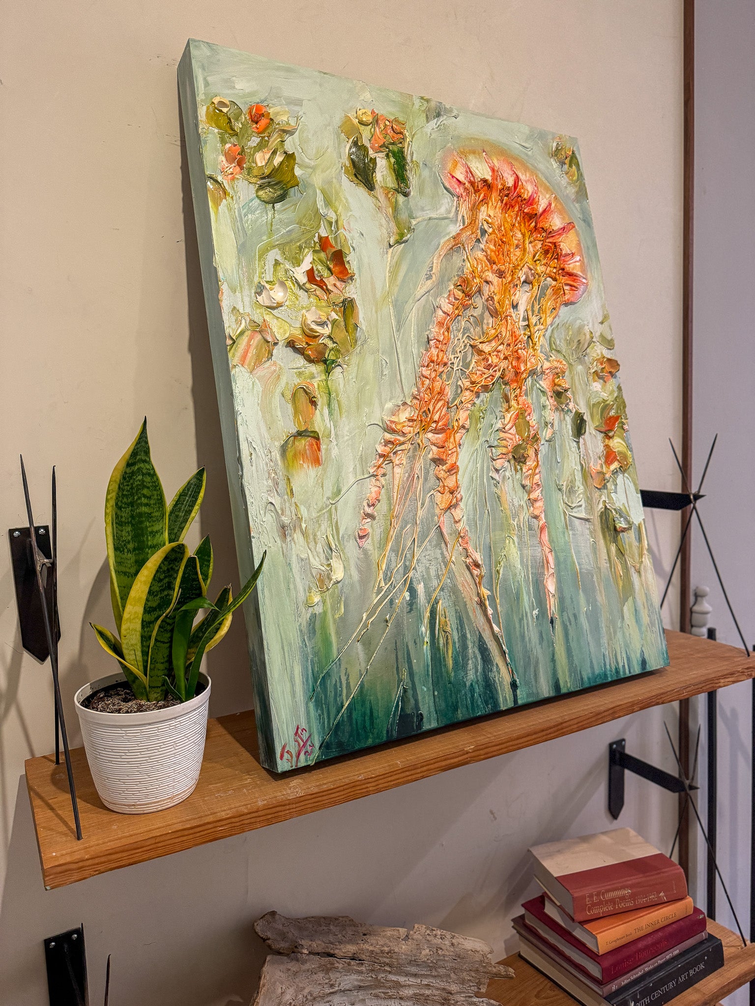 Ikebana Jellyfish, 30x40