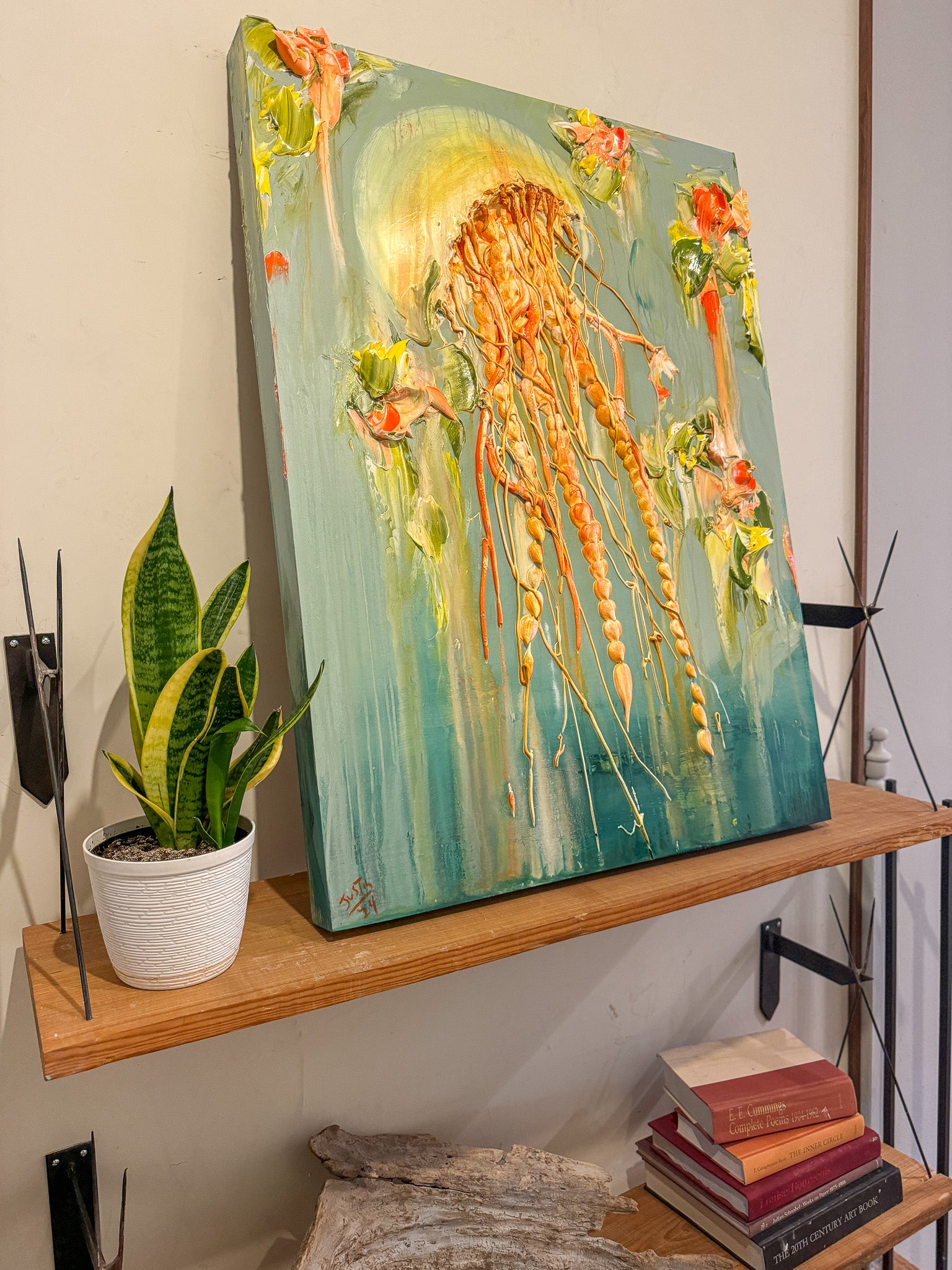 Ikebana Jellyfish 2, 30x40