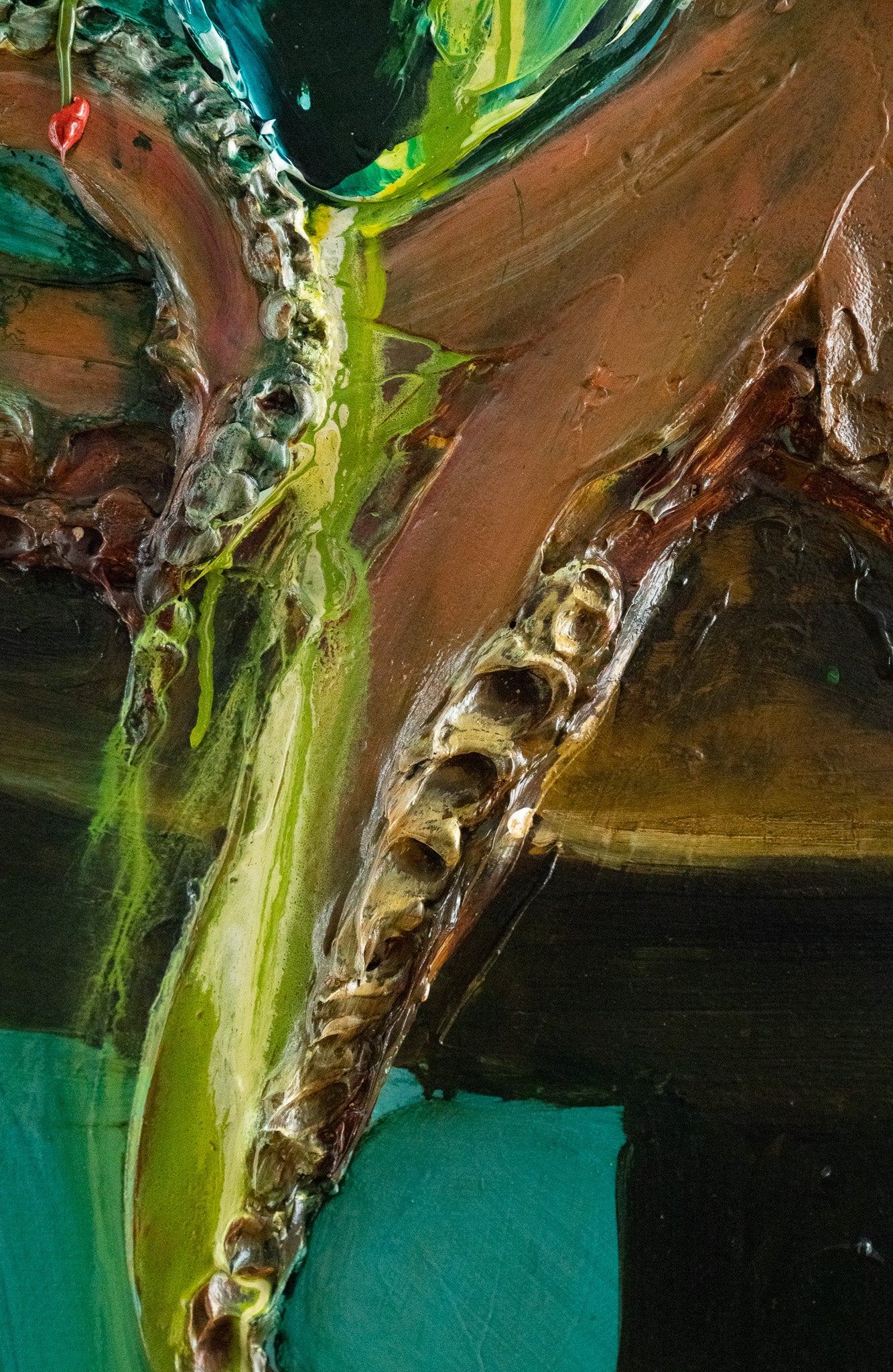 Still Life Ikebana Octopus, 36x48 – Justin Gaffrey