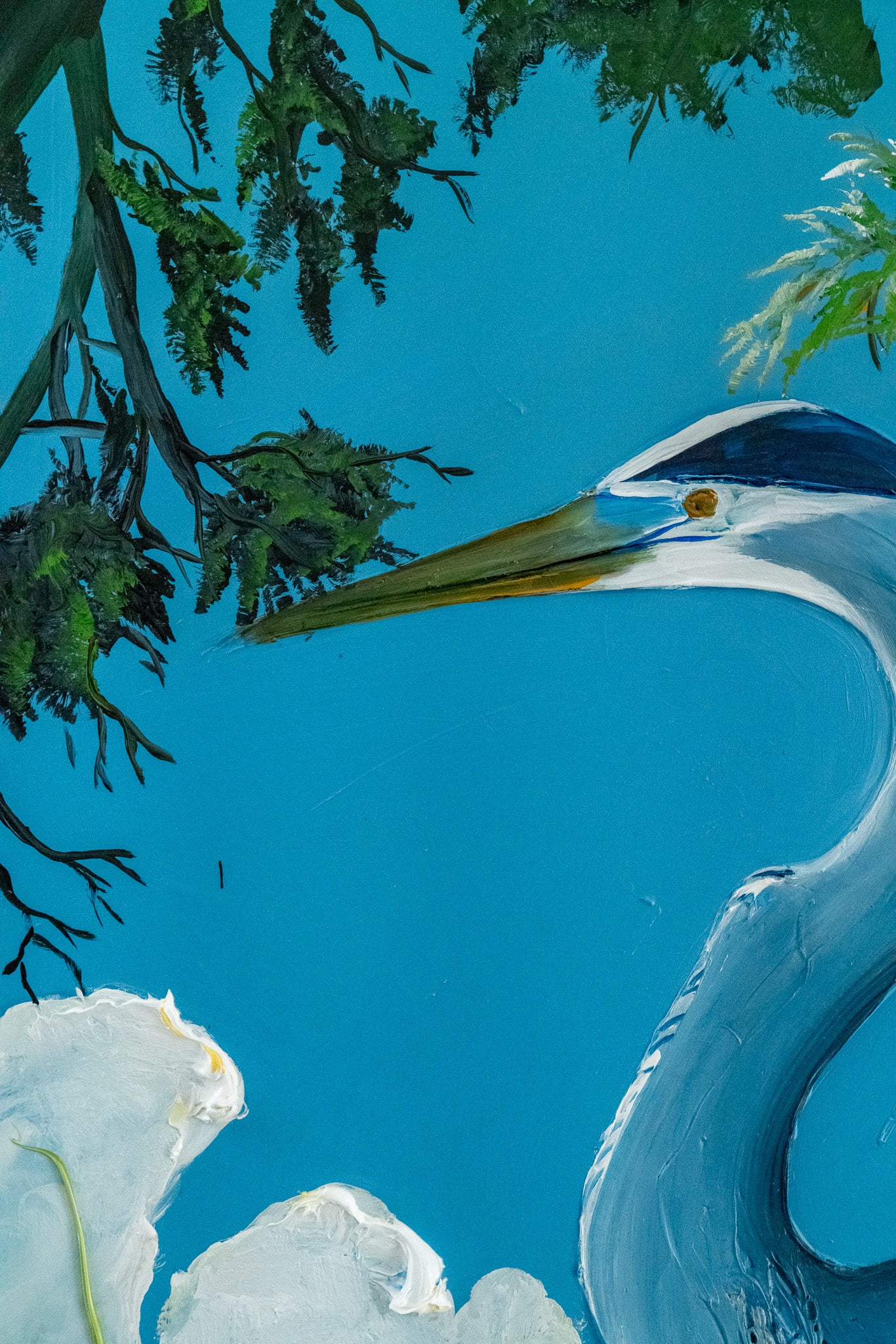 Great Blue Heron, 48x60