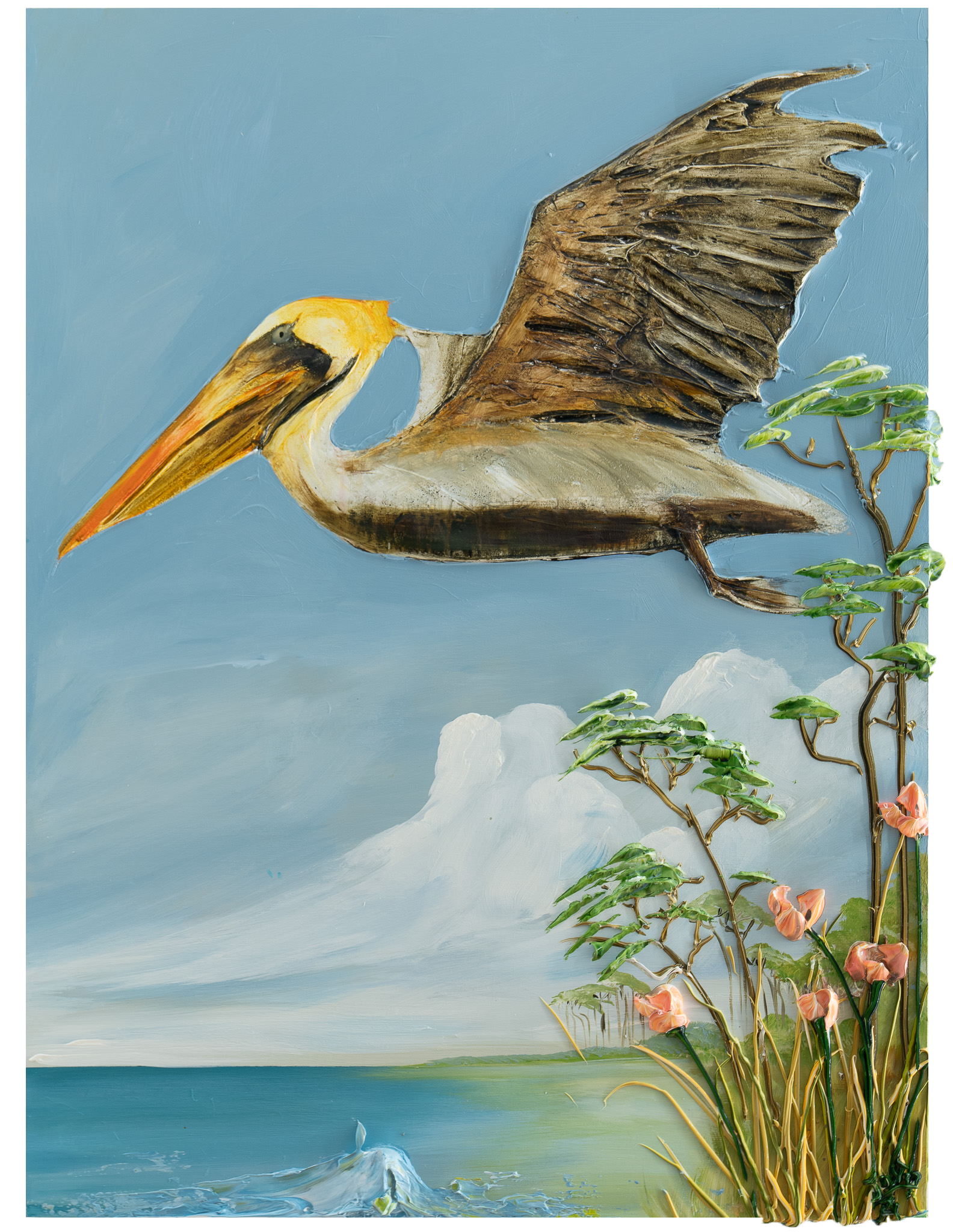 Pelican Flies, 30x40