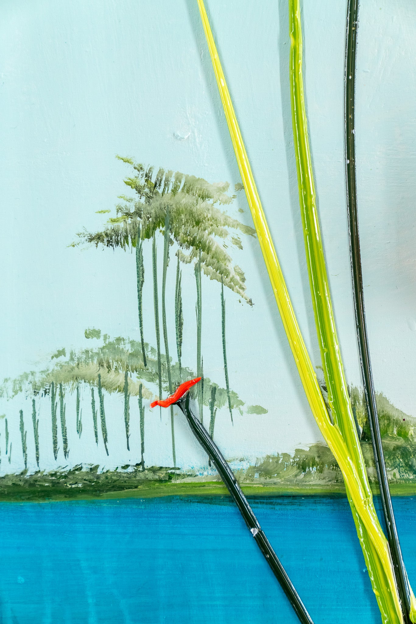 Coastal Floral 03, 36x36 – Justin Gaffrey