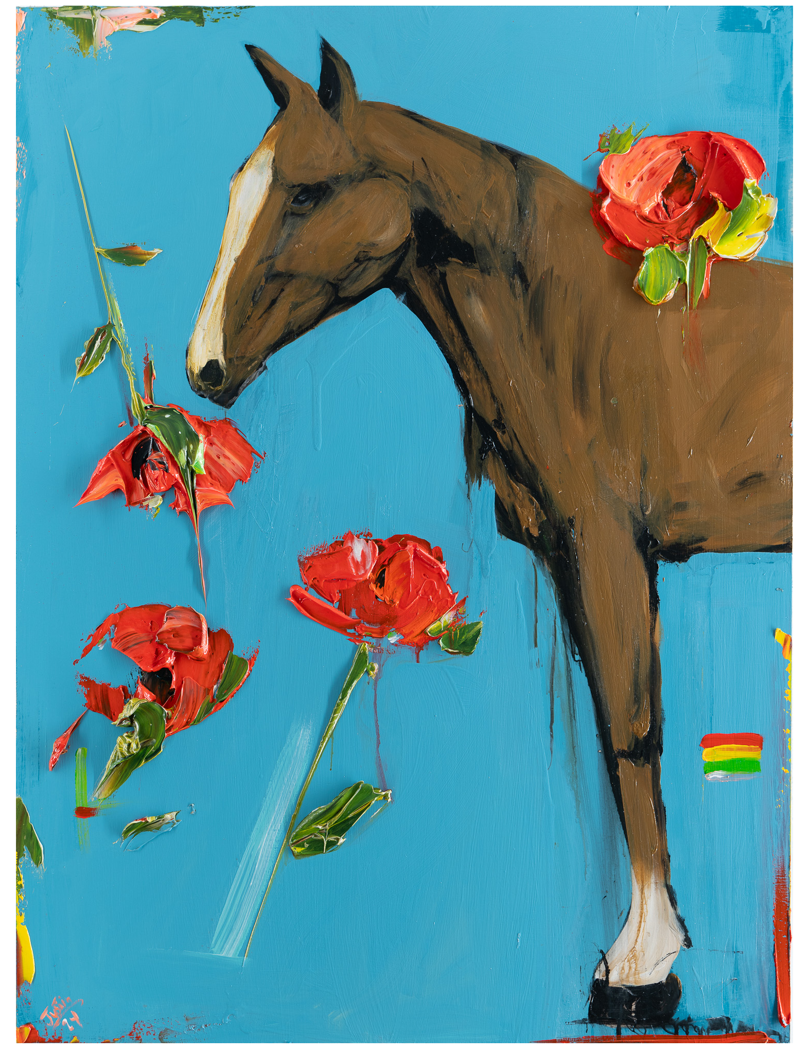 Ikebana Horse, 30x40