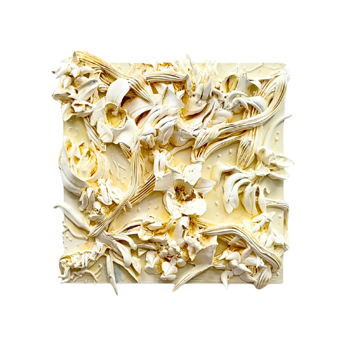 21 WHITE FLORAL SMALL 12X12 | DECK THE WALLS 1125