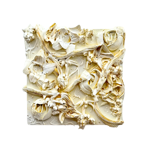 23 WHITE FLORAL SMALL 12X12 | DECK THE WALLS 1125