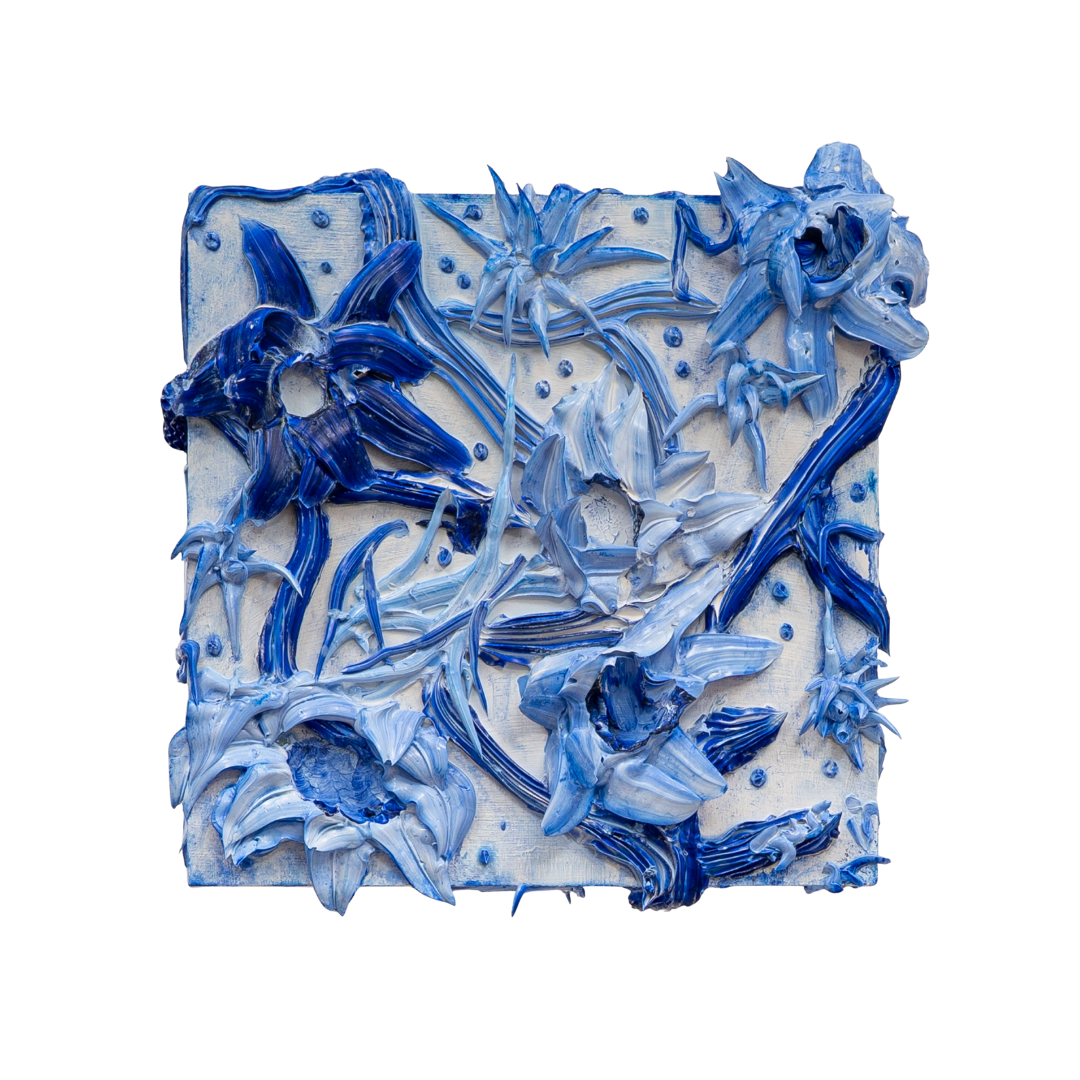 37 BLUE FLORAL SMALL 12X12 | DECK THE WALLS 1125