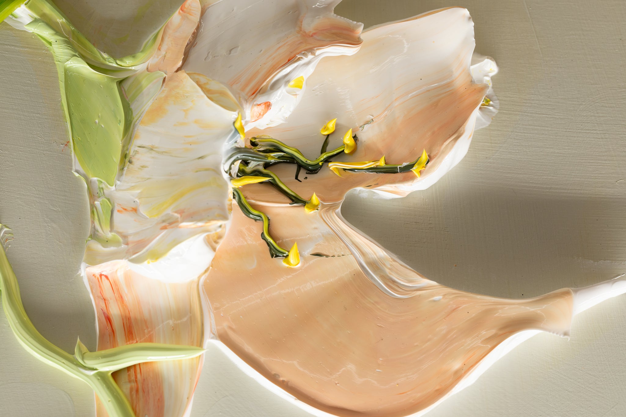 DCWAF SILENT AUCTION SATURDAY 4/26/25 - Flora Fortuna Floral Vase Still Life 48x48