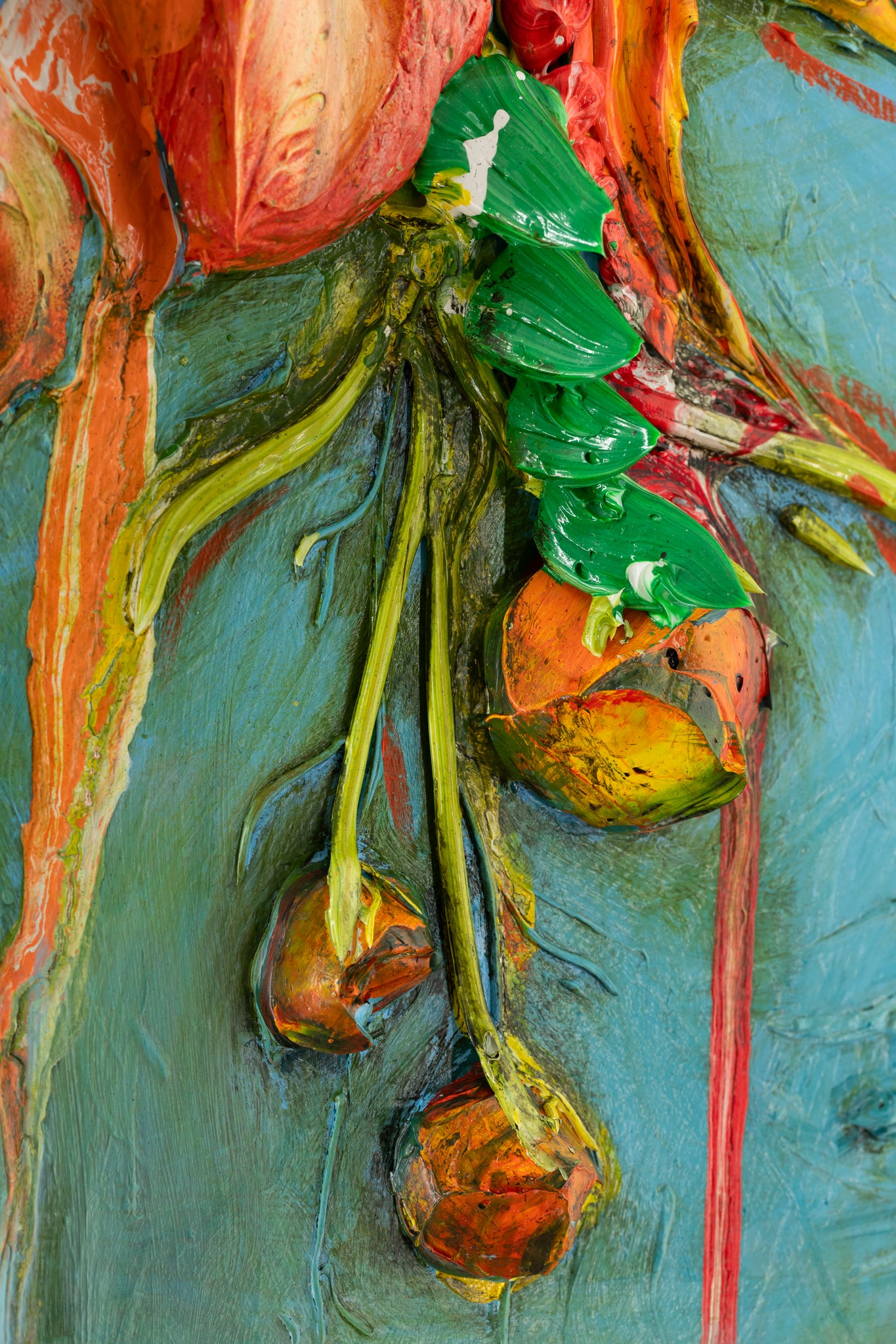 Wine & Cheez - Floral Vase Still Life 40x30
