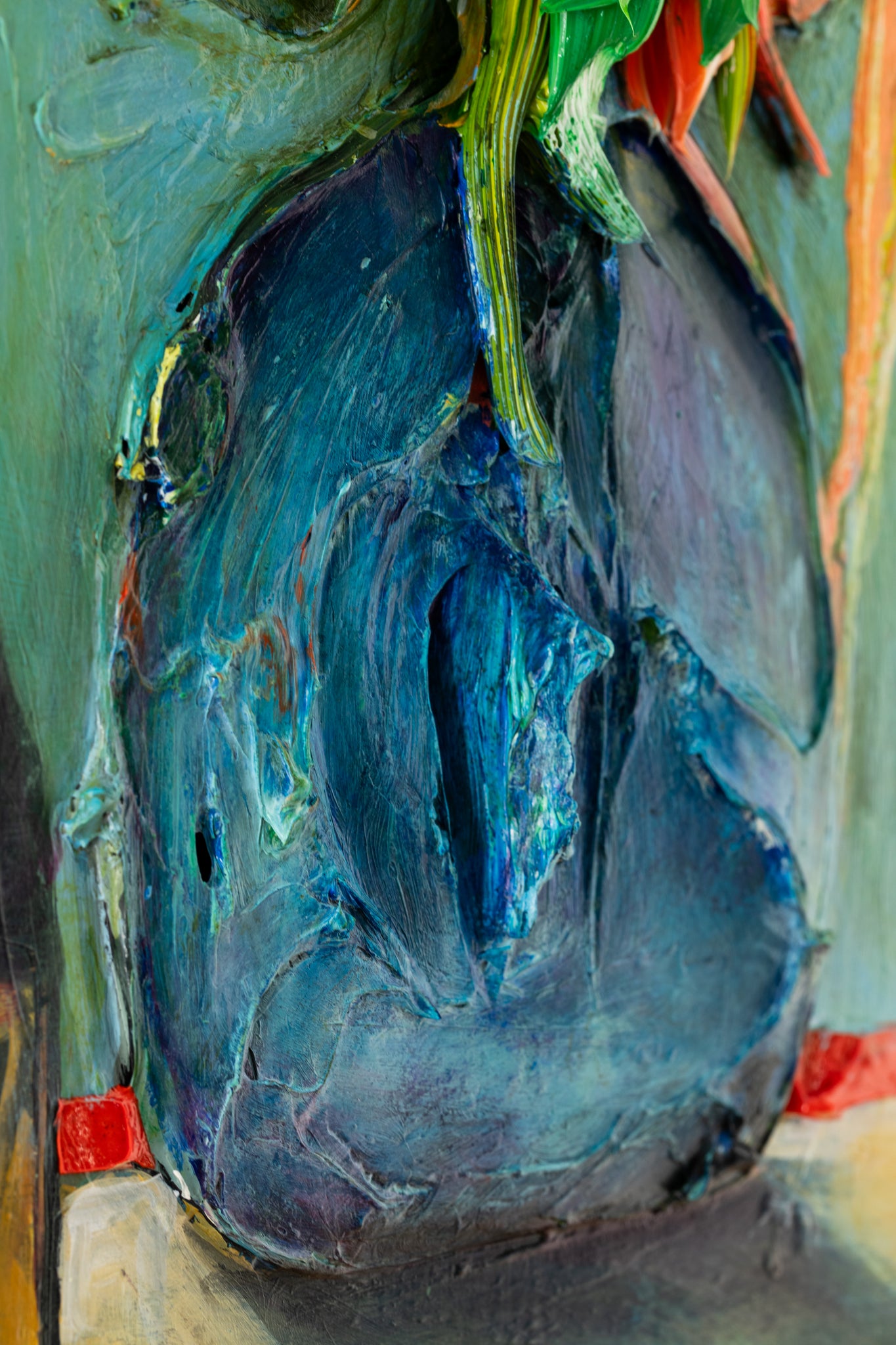 Wine & Cheez - Floral Vase Still Life 40x30