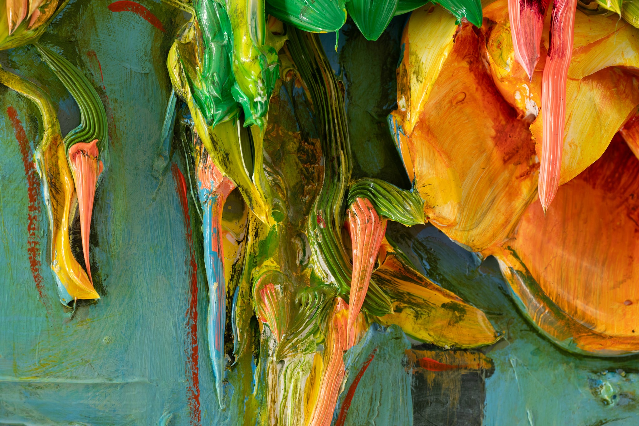 Wine & Cheez - Floral Vase Still Life 40x30
