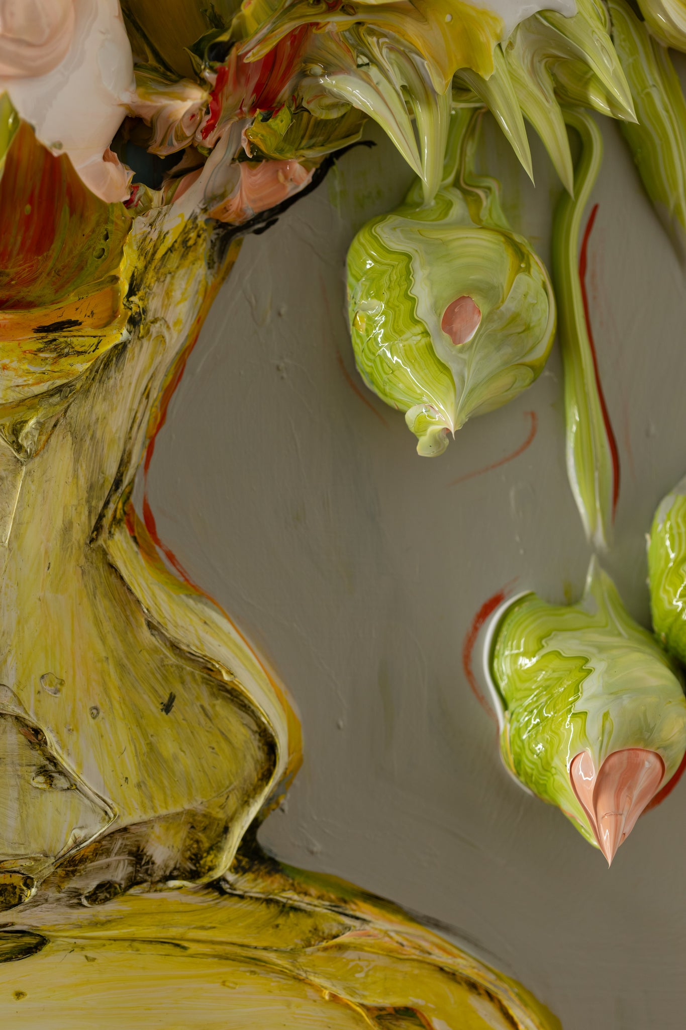 DCWAF - PWMC DINNER - LIVE AUCTION - Golden Hour Floral Vase Still Life 36x36