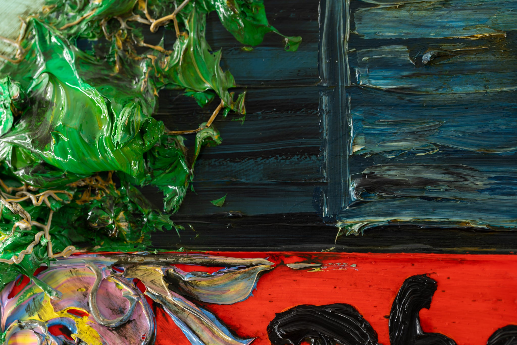 Red Bar Bear 40x30