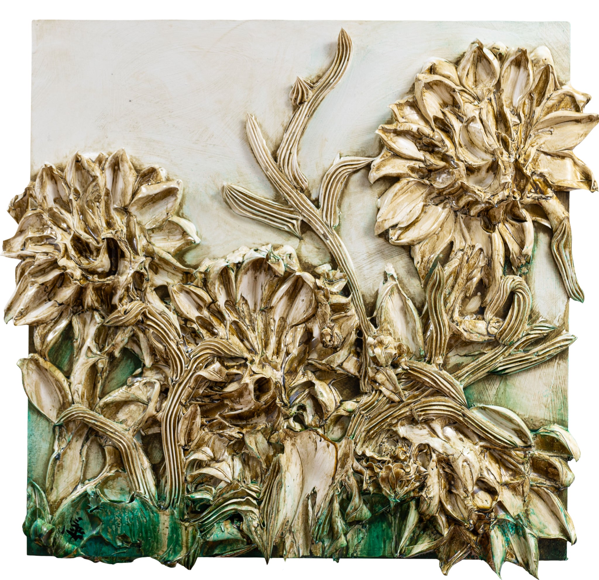 Monochromatic Sunflowers 24x24