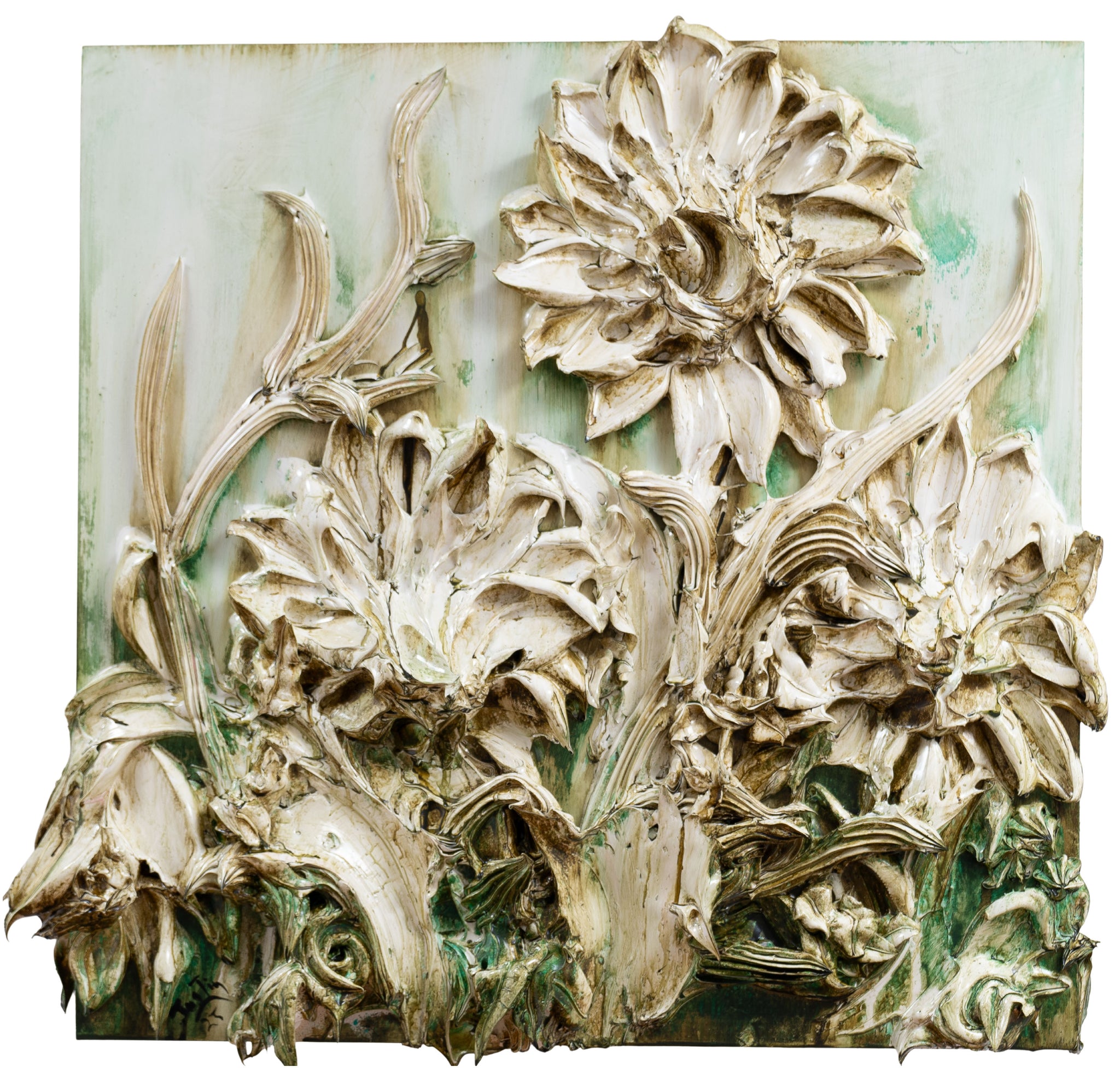Sunflower Mono 24x24