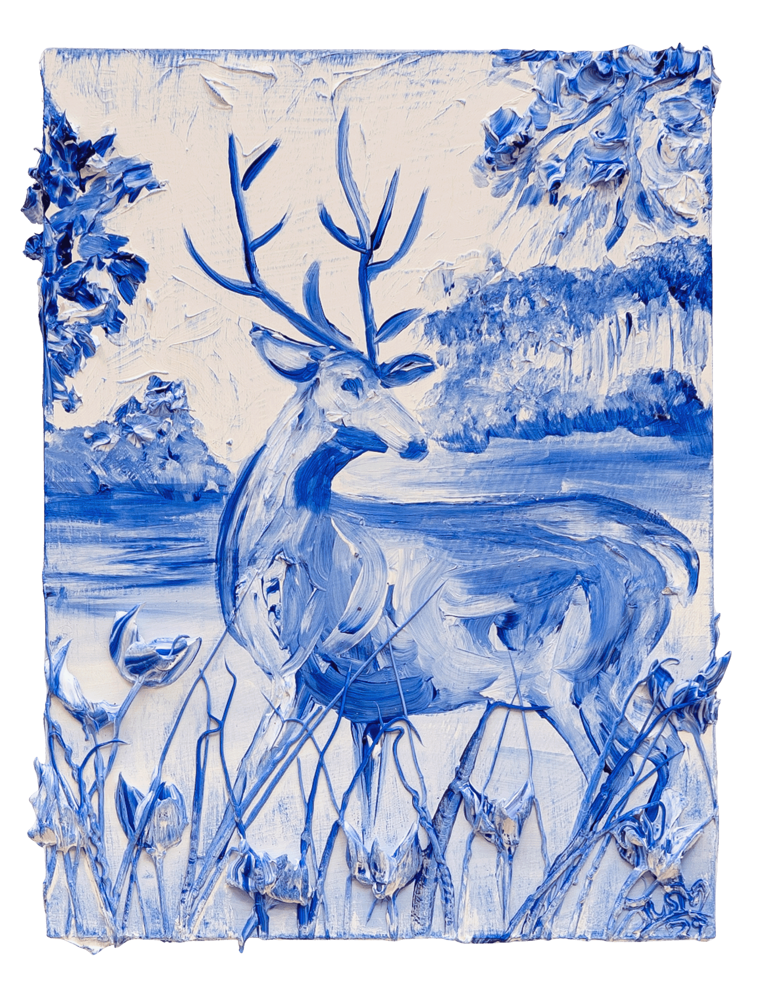 Backyard Buck | Liminal 12x16