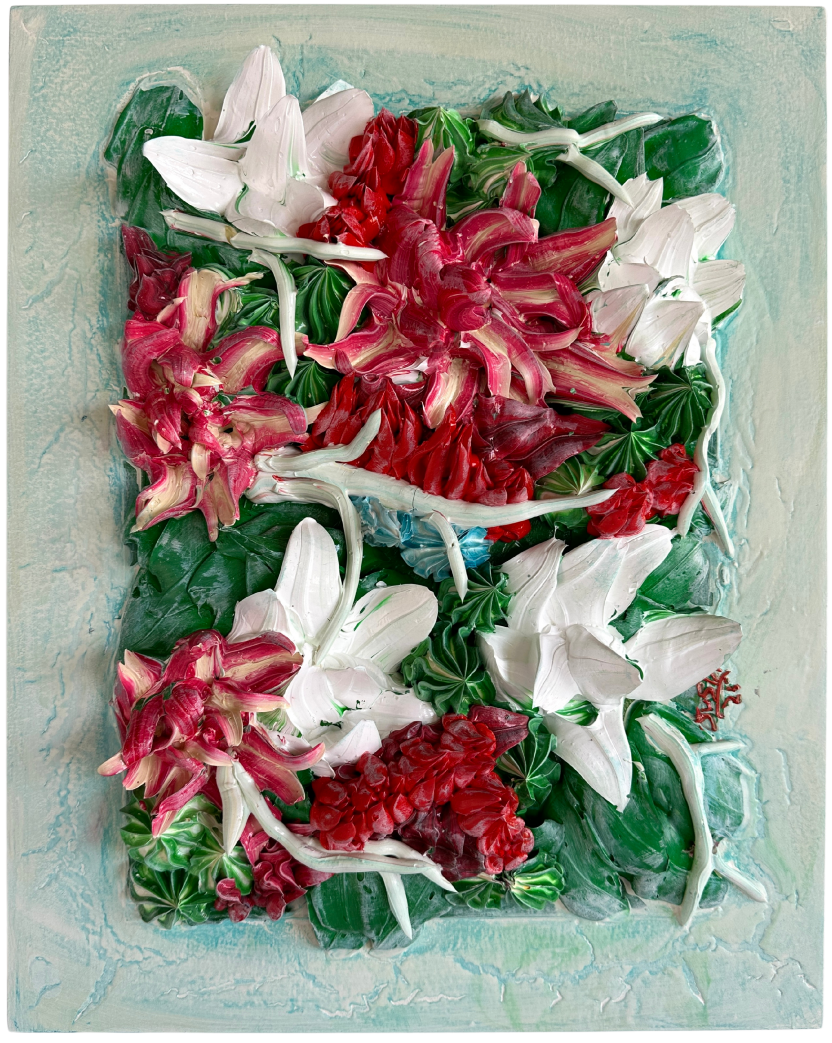 69 Small, 16x20 floral – Justin Gaffrey