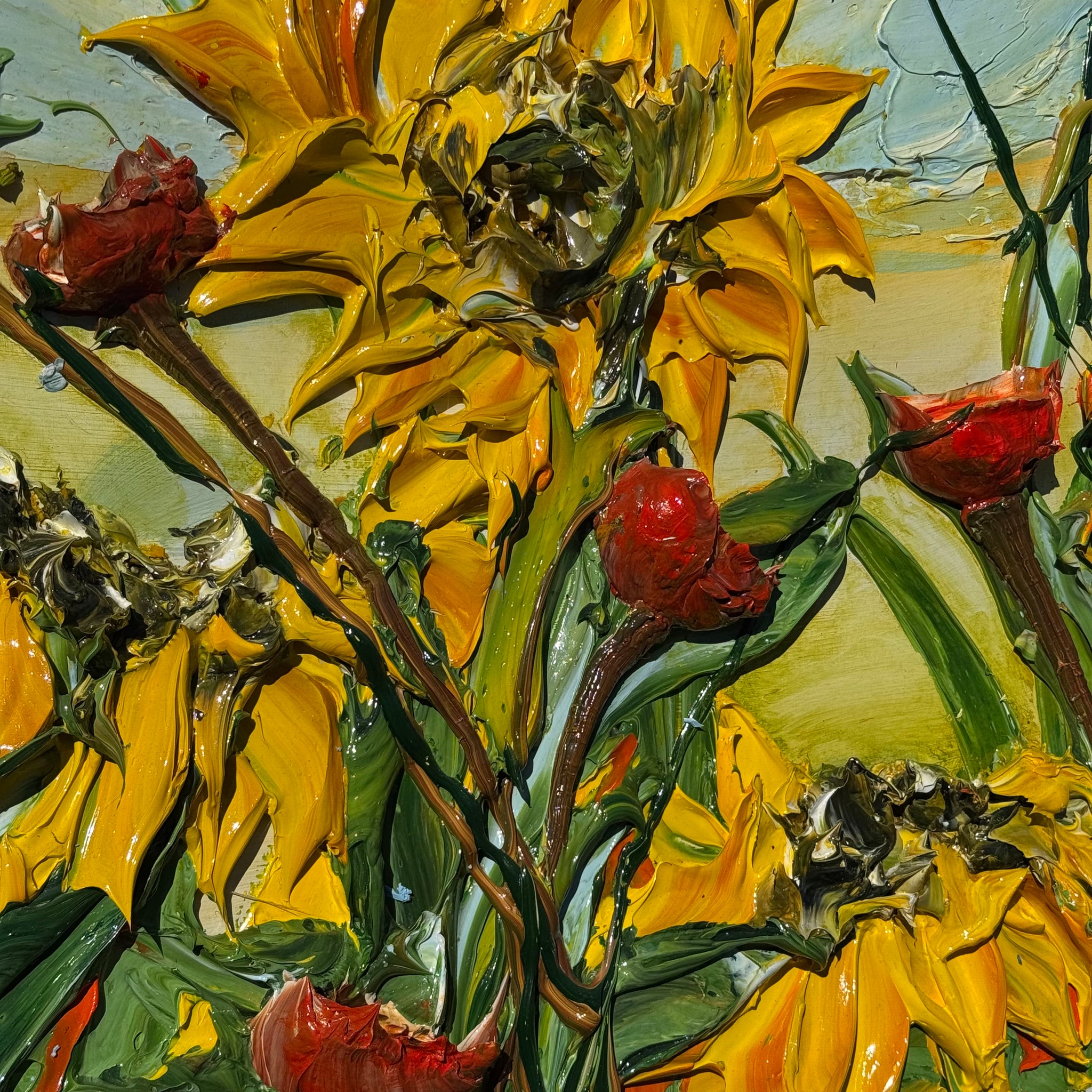 Sunflower Field 01, 40x30