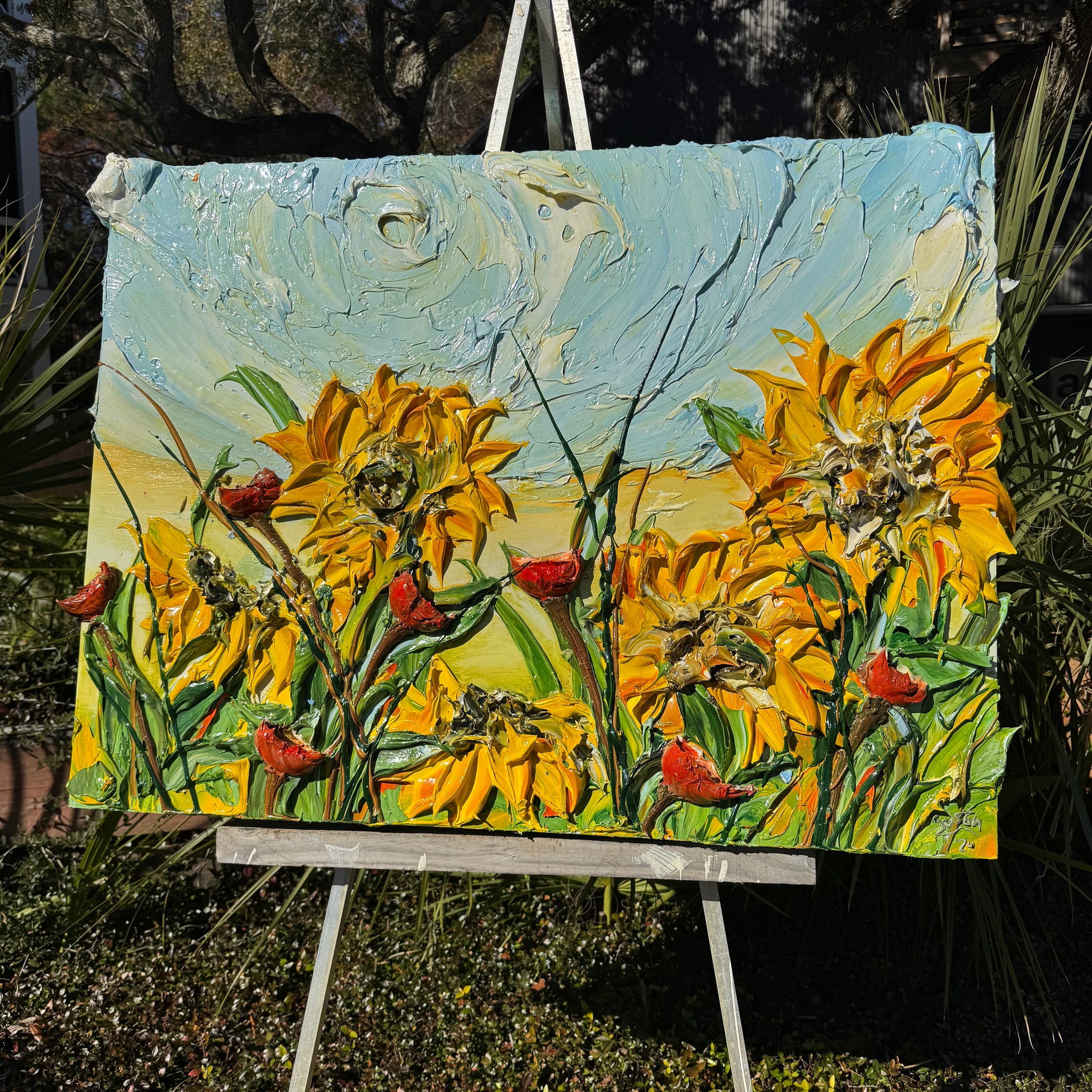 Sunflower Field 01, 40x30