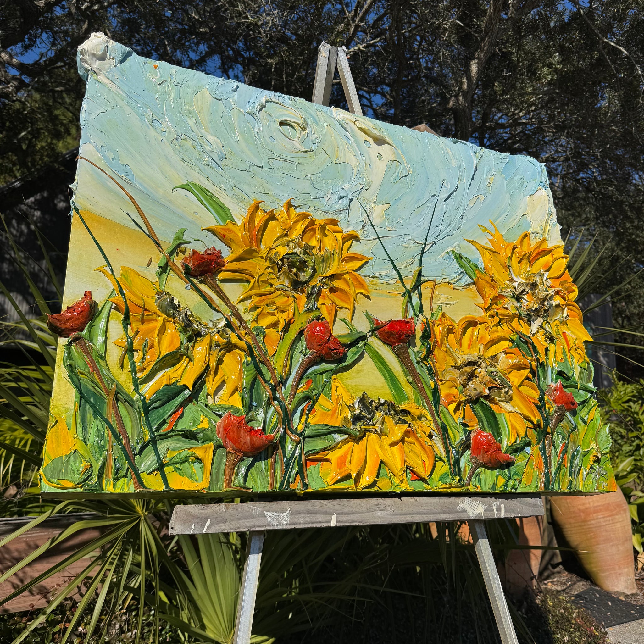 Sunflower Field 01, 40x30