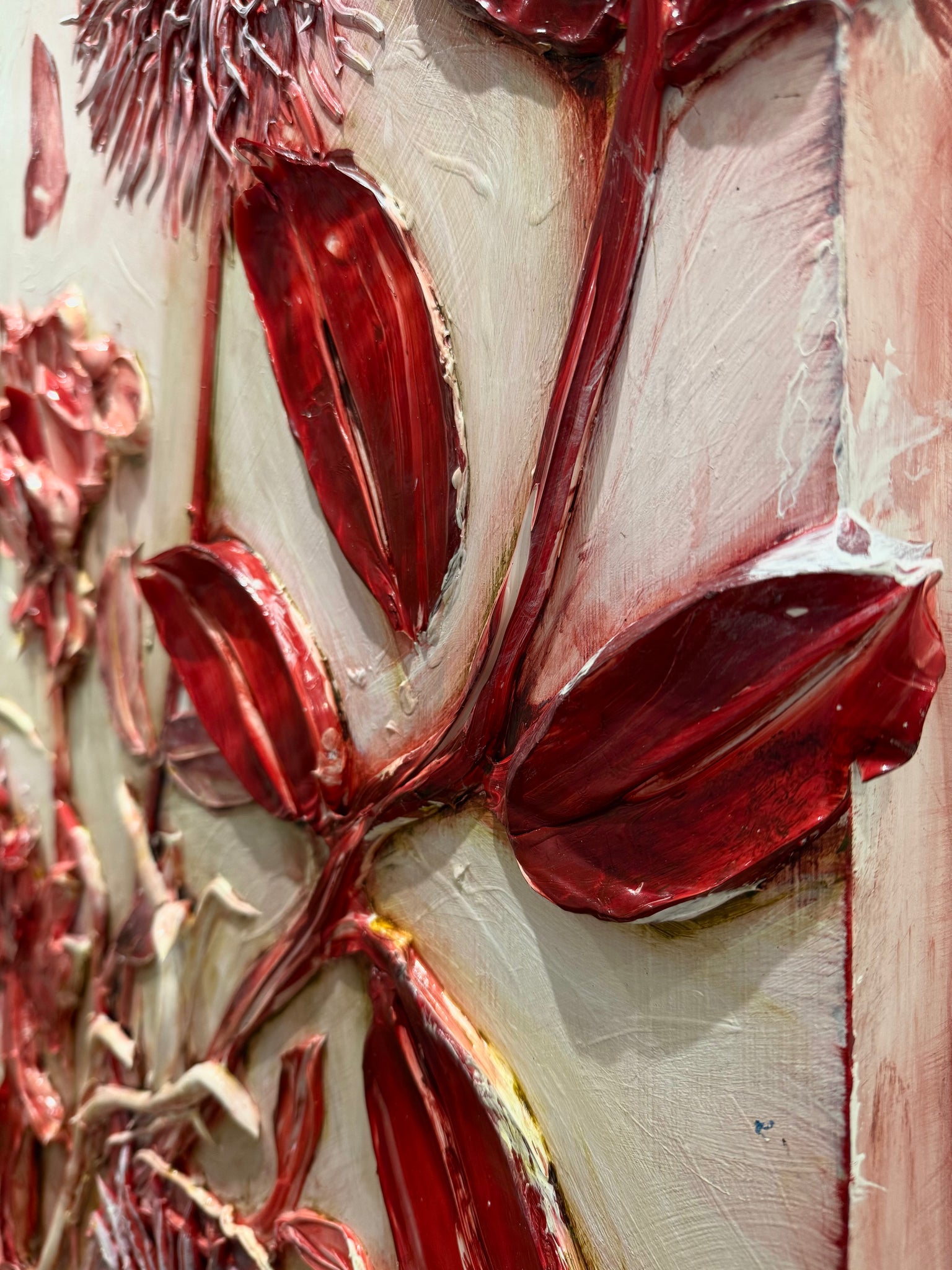 Liminal 13 / DEER IN RED / 48x48