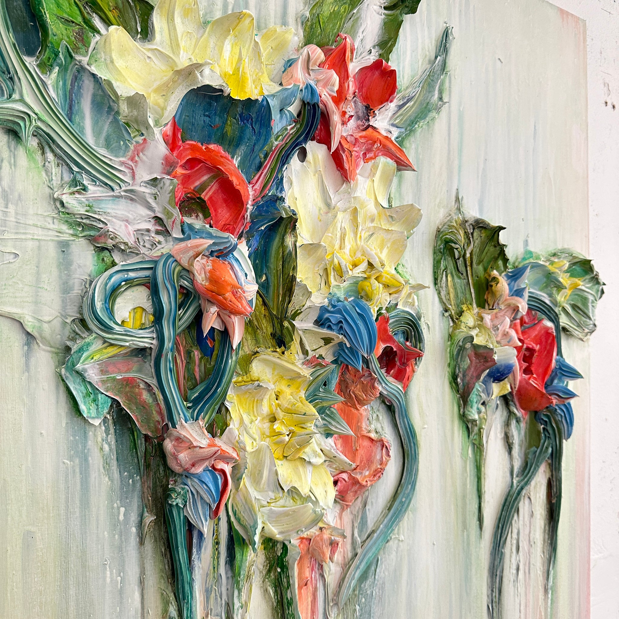 LOT 24 - Abstract Floral, 30x40