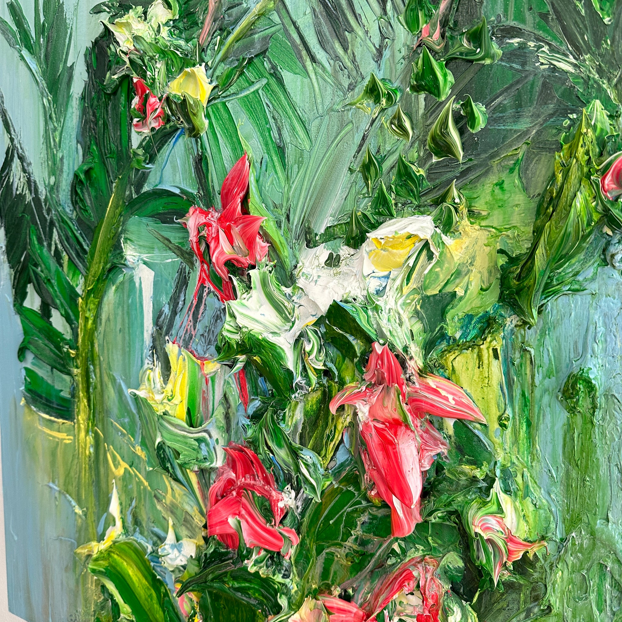 LOT 26 - Abstract Floral, 30x40