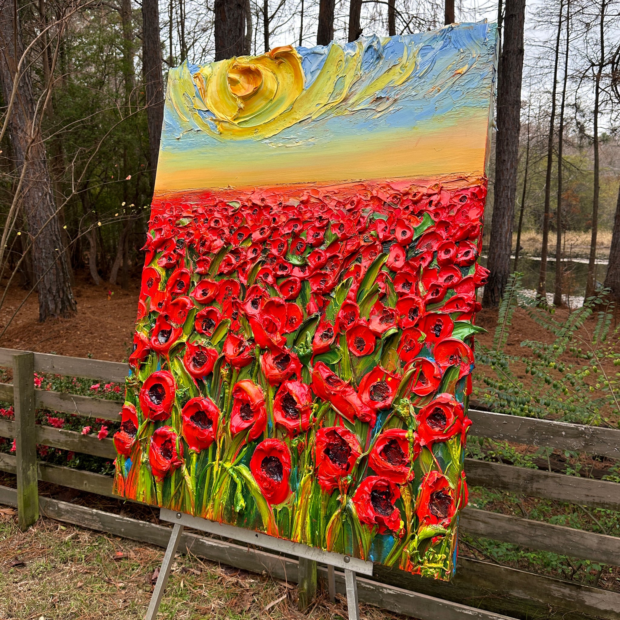 Poppy Field 03, 36x48