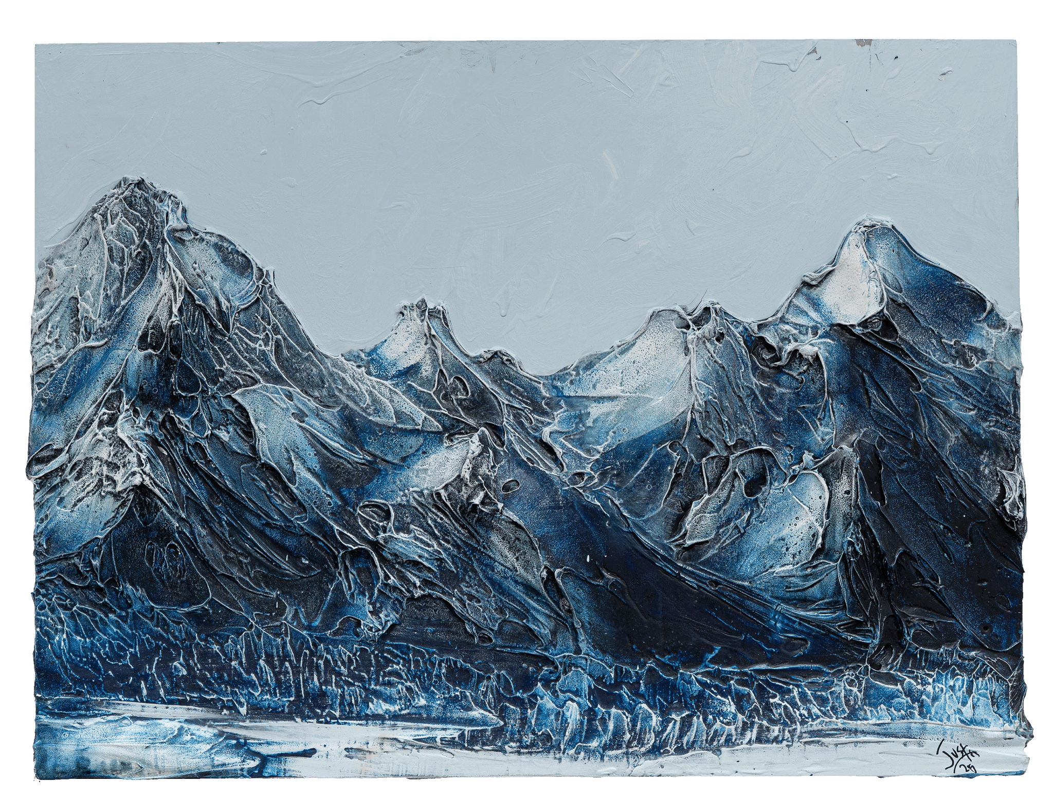 LOT 28 | 1125 AUCTION | BLUE MOUNTAINSCAPE 40X30