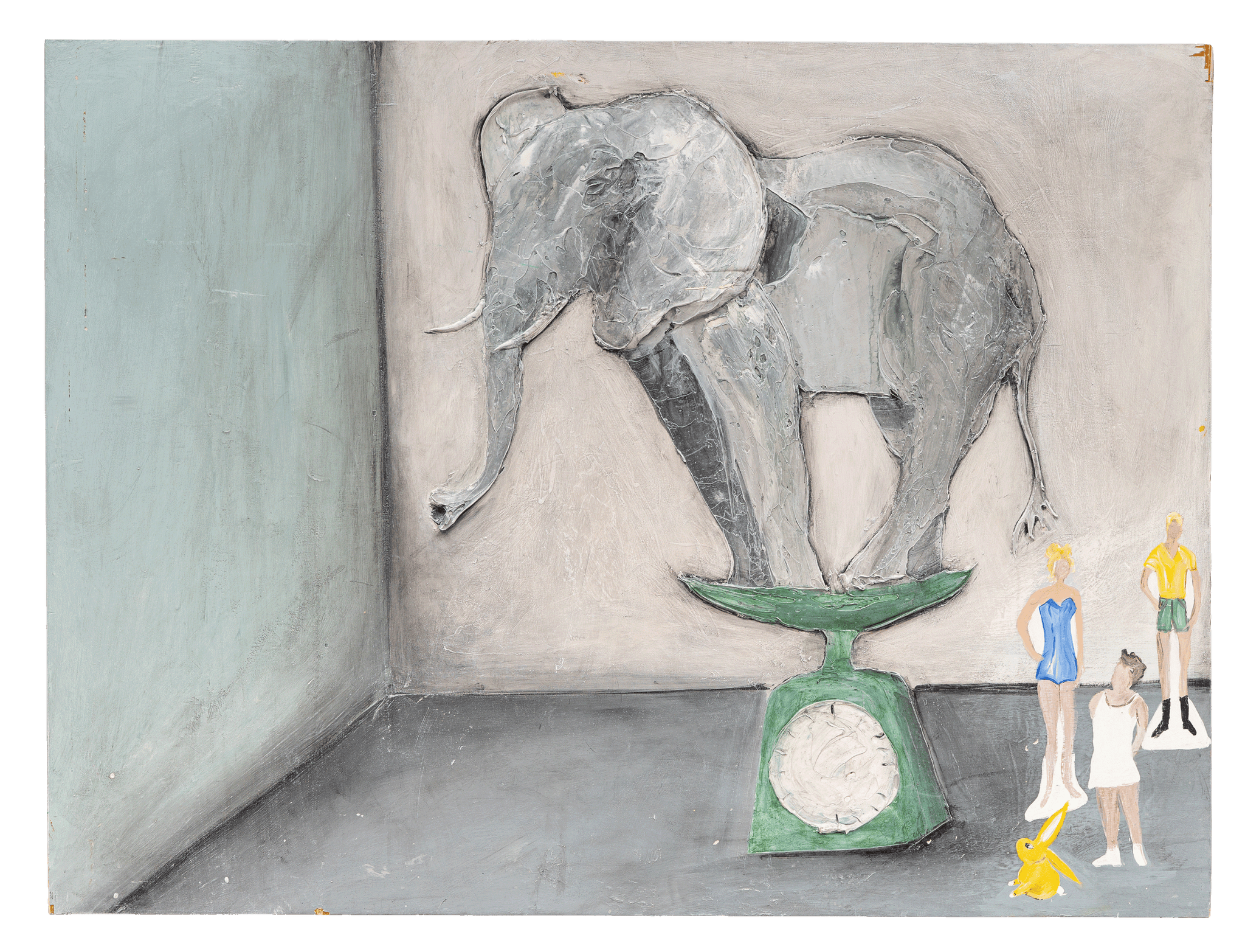 LOT 34 | 1125 AUCTION | ELEPHANT SCALE STILL LIFE 48X36