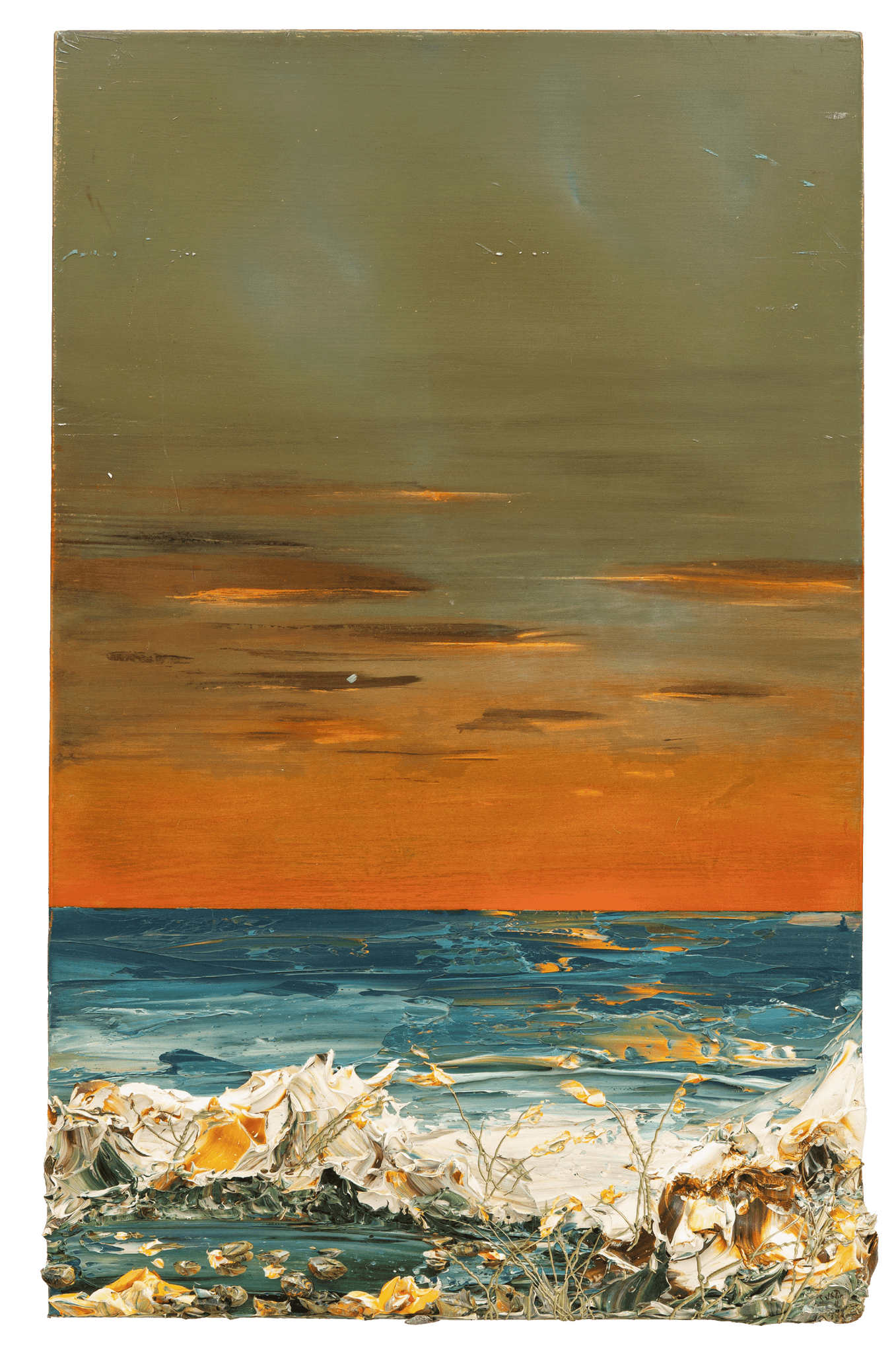 LOT 39 | 1125 AUCTION | SUNSET SEASCAPE 30X48