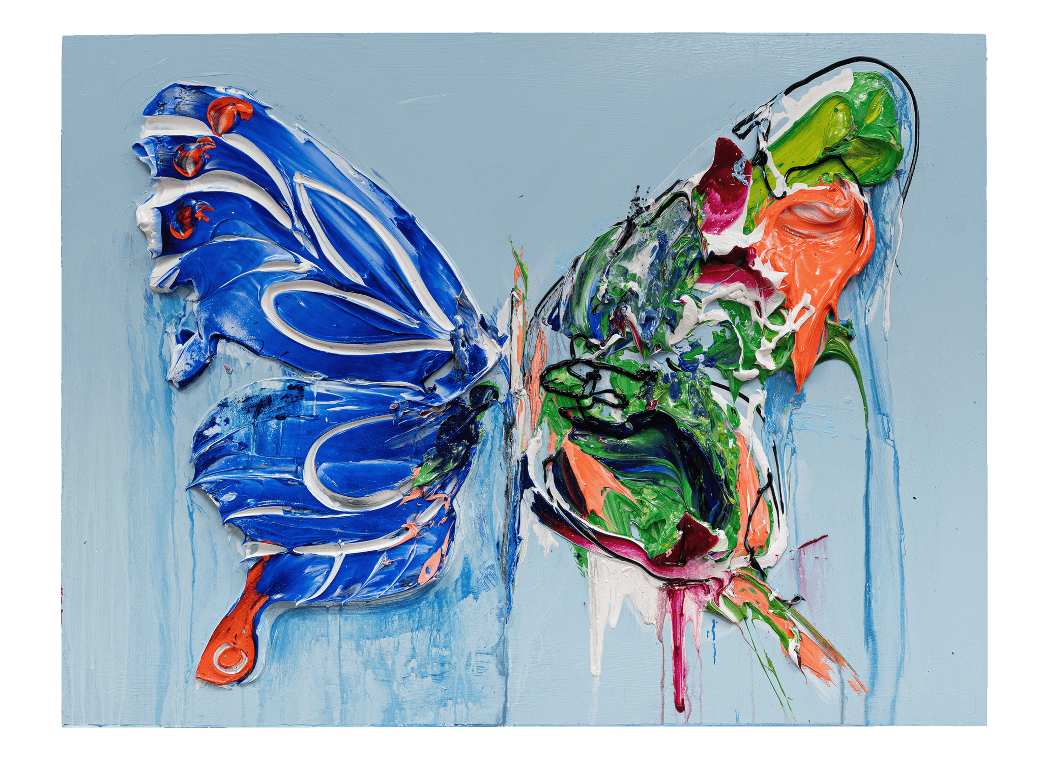 LOT 47 | 1125 AUCTION | ABSTRACT BUTTERFLY 40X30
