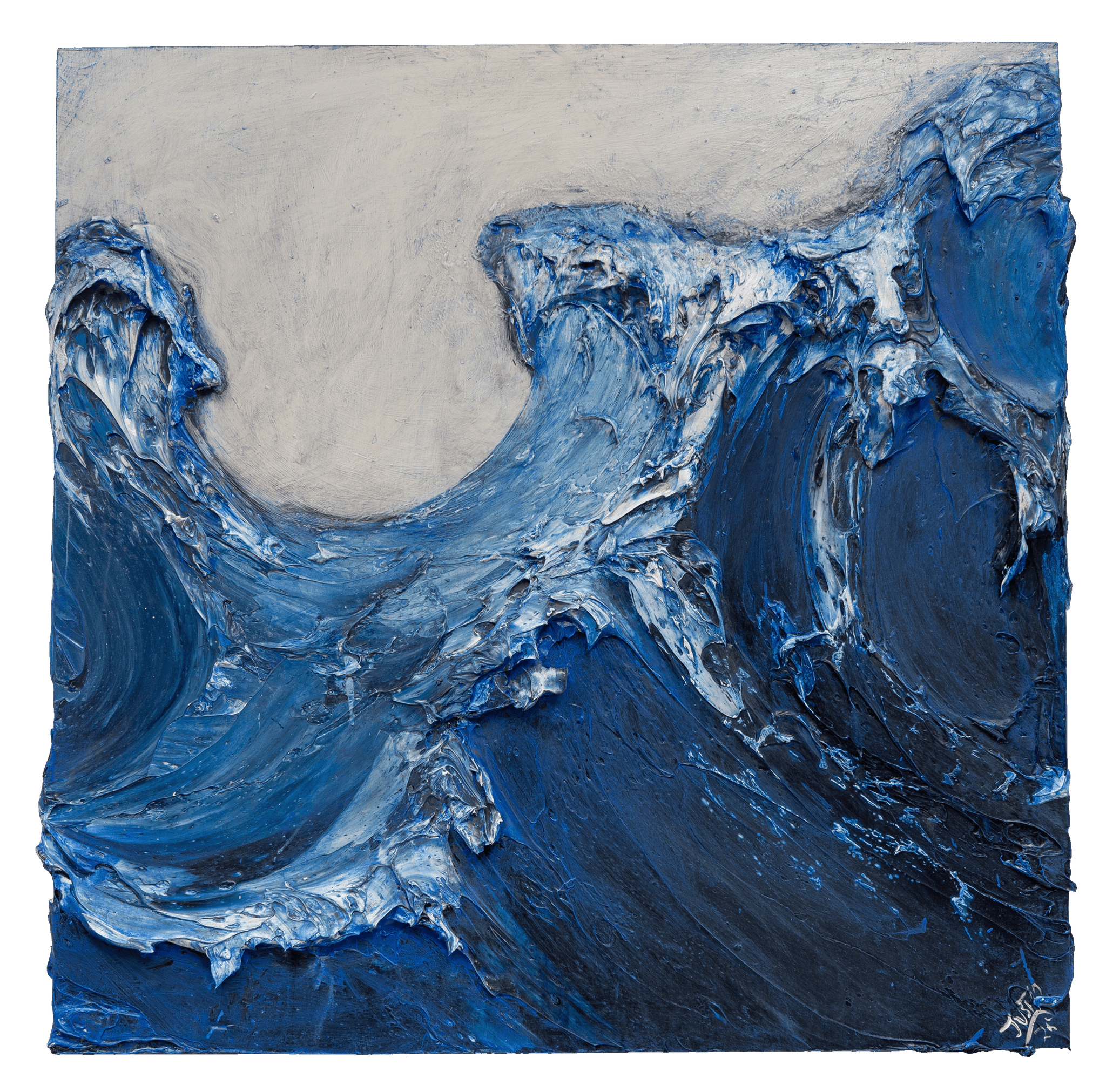 LOT 9 | 1125 AUCTION | BLUE WAVE 36X36
