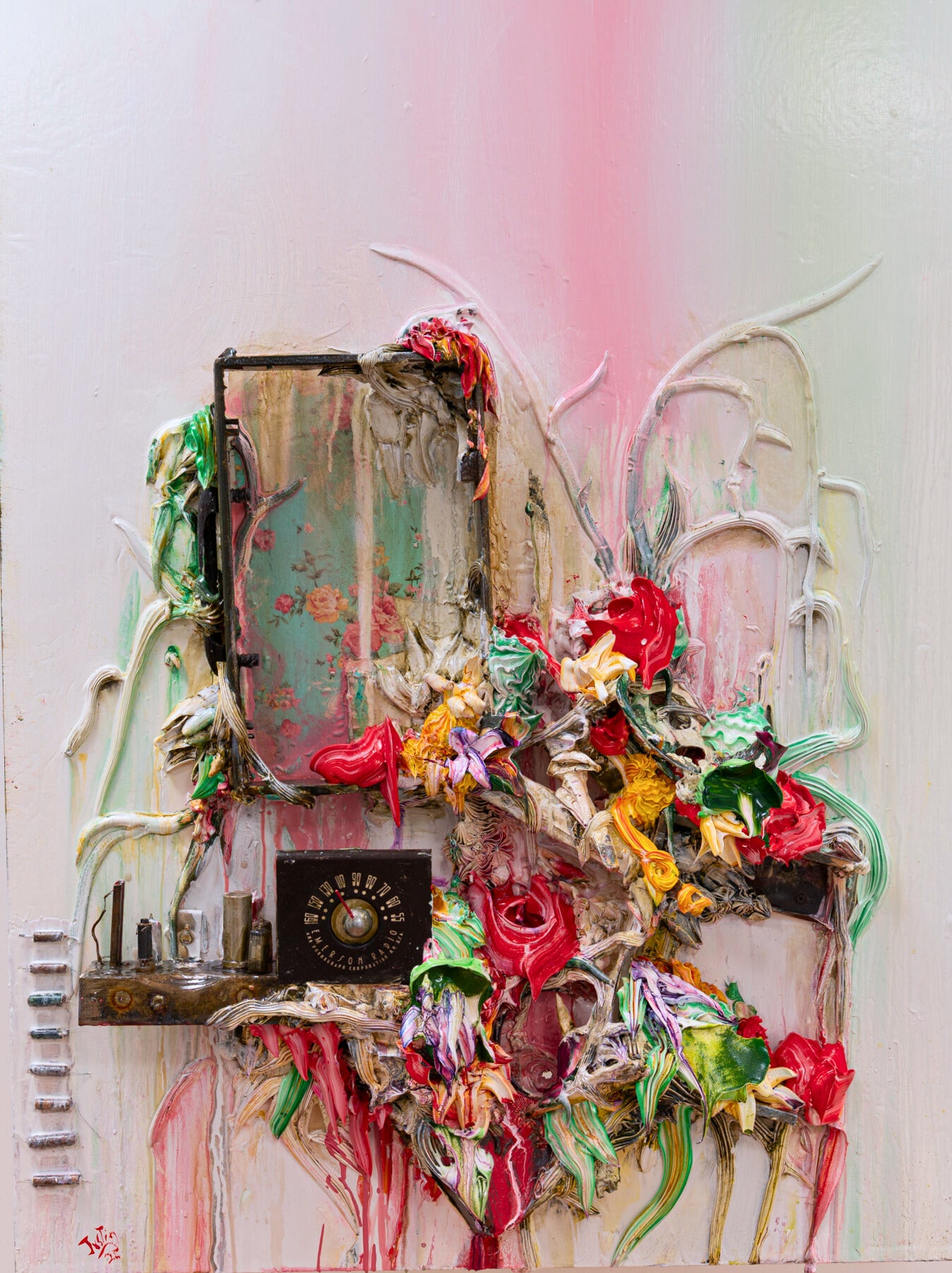Rearranged Radio / Abstract Mix Media 2025