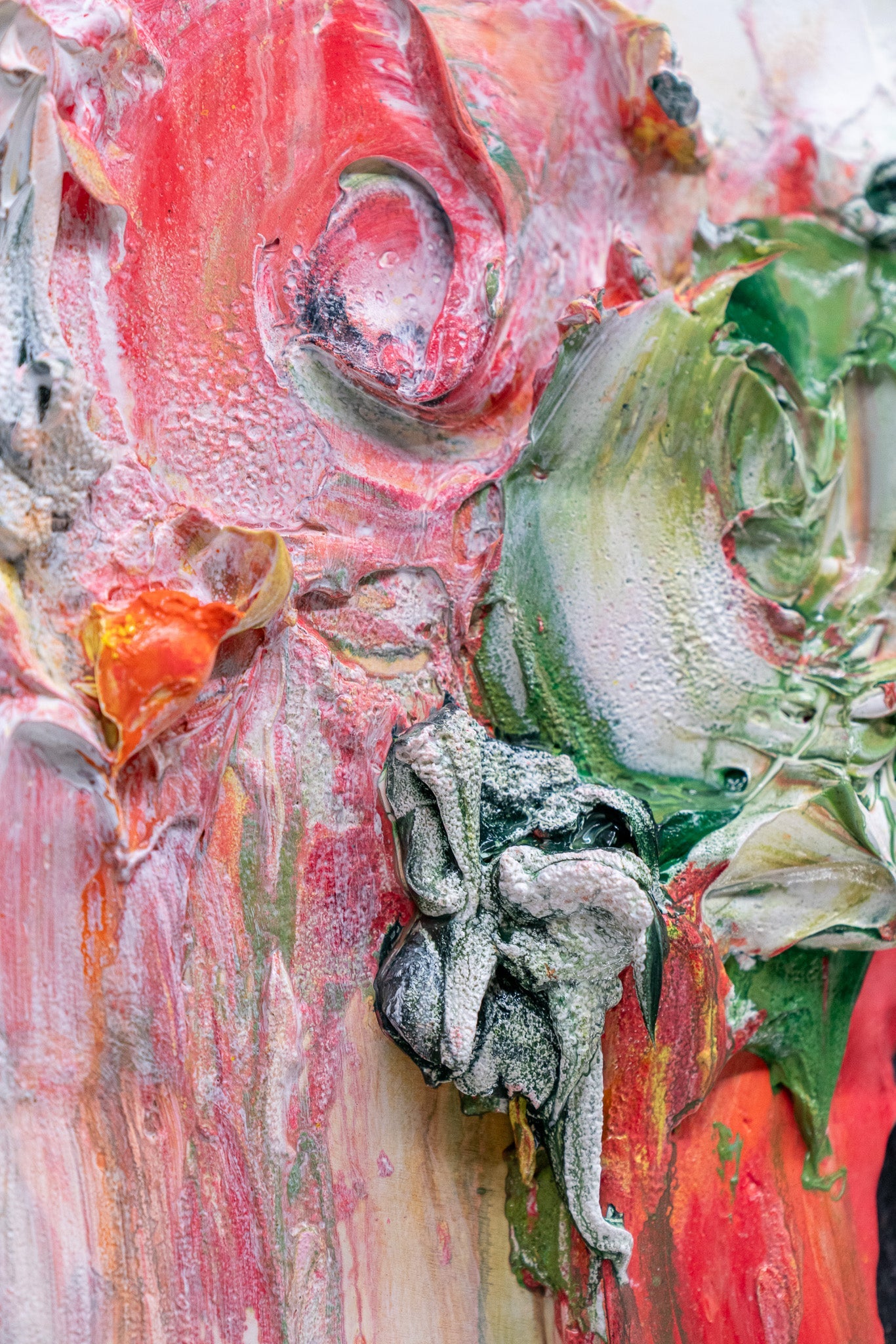 Abstract Floral 07, 36x36 – Justin Gaffrey