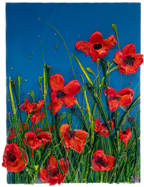 Poppies 03, 30x40 – Justin Gaffrey